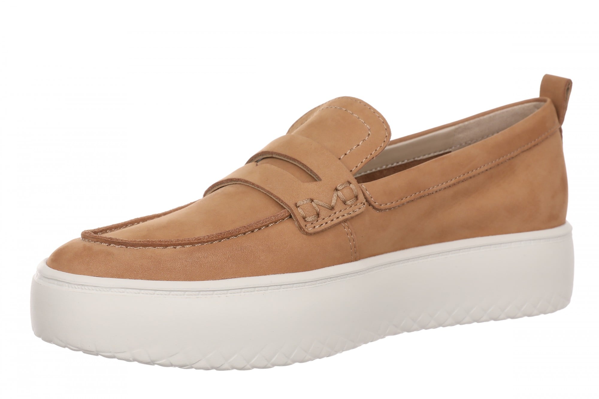 Vionic Emmie Women's Cushioned Heeled Loafer - Fawn - Left angle