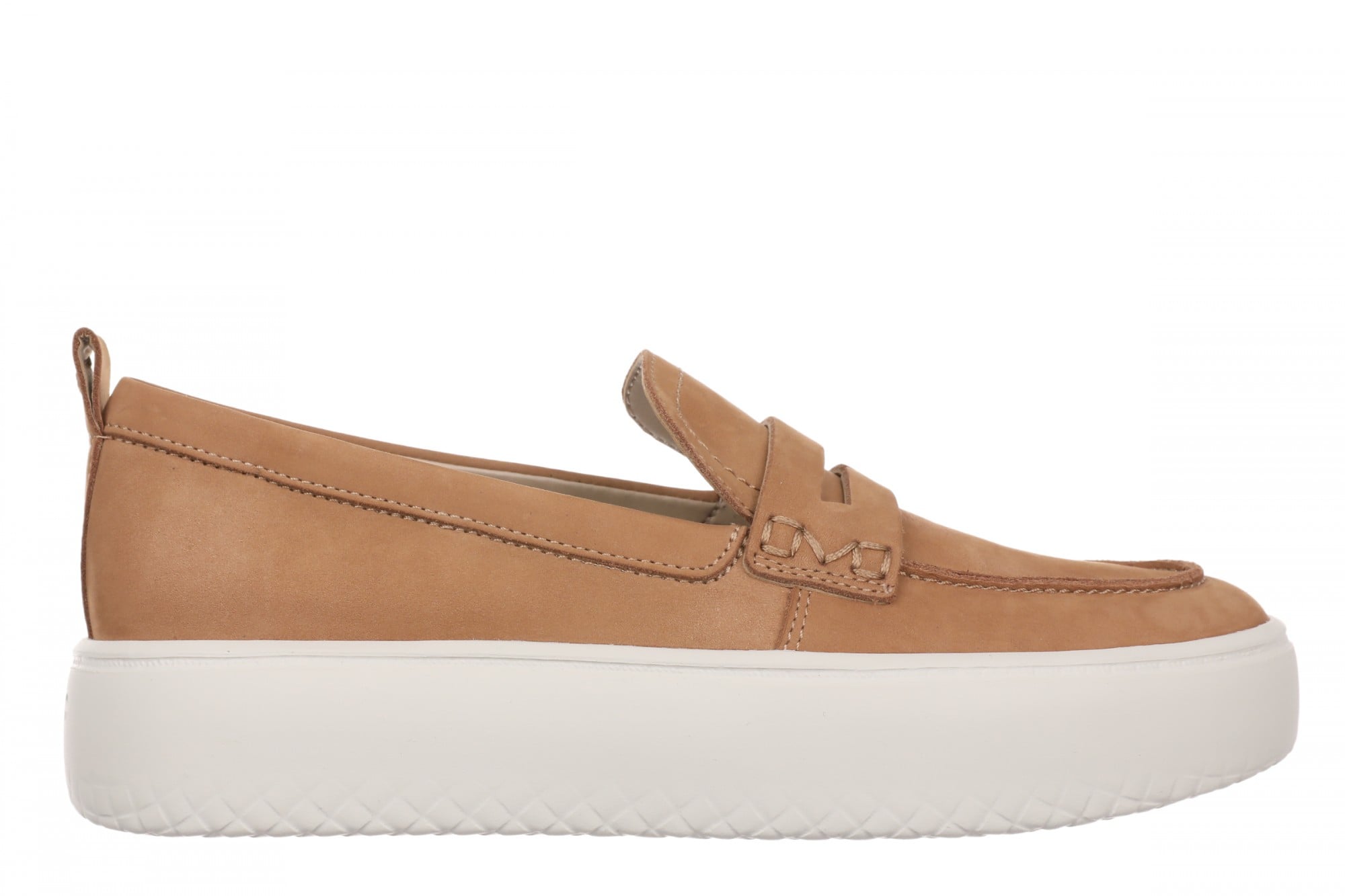 Vionic Emmie Women's Cushioned Heeled Loafer - Fawn - Side