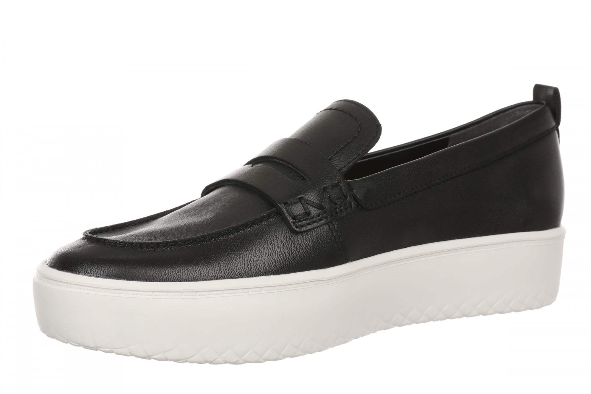 Vionic Emmie Women's Cushioned Heeled Loafer - Black - Left angle