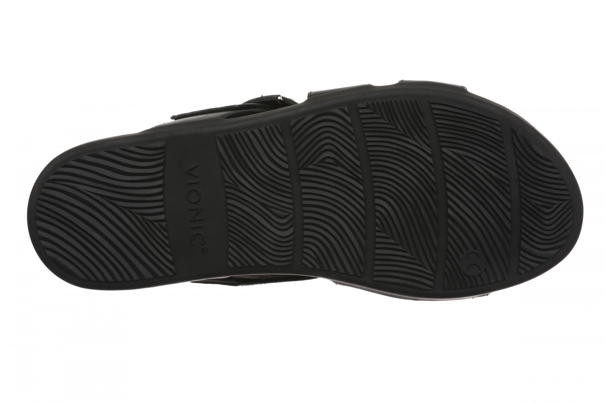 Vionic Camila Women's Cushioned Slide Sandal - Black - Bottom