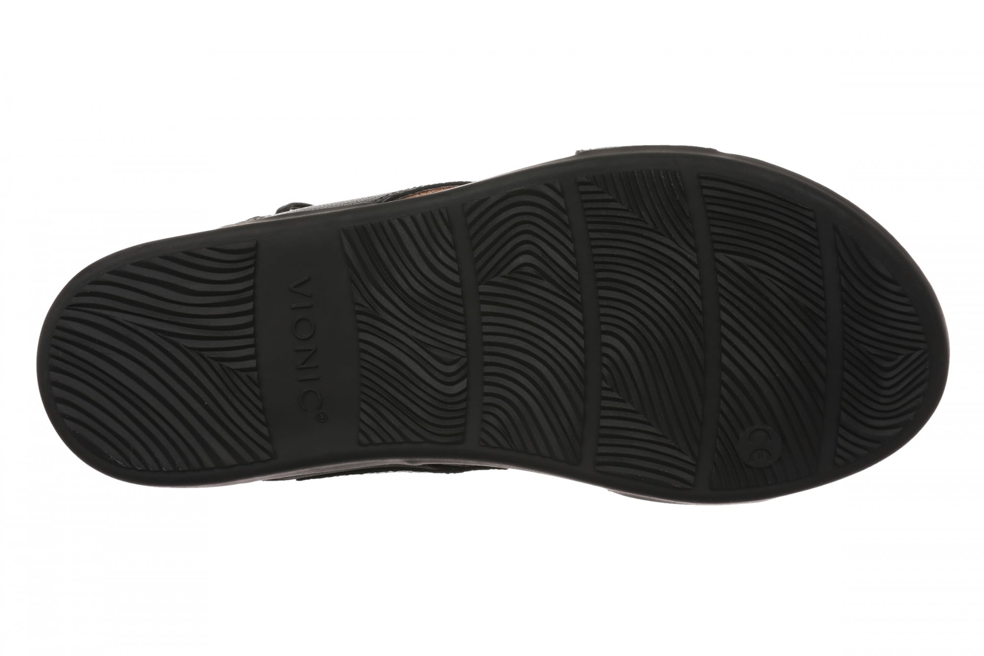 Vionic Cillian Women's Cushioned T-Strap Sandal - Black - Bottom