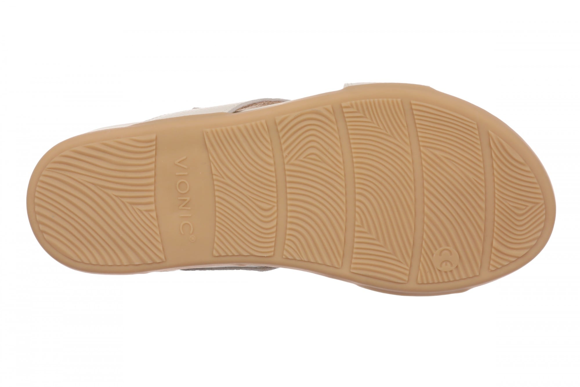 Vionic Cillian Women's Cushioned T-Strap Sandal - Cream - Bottom
