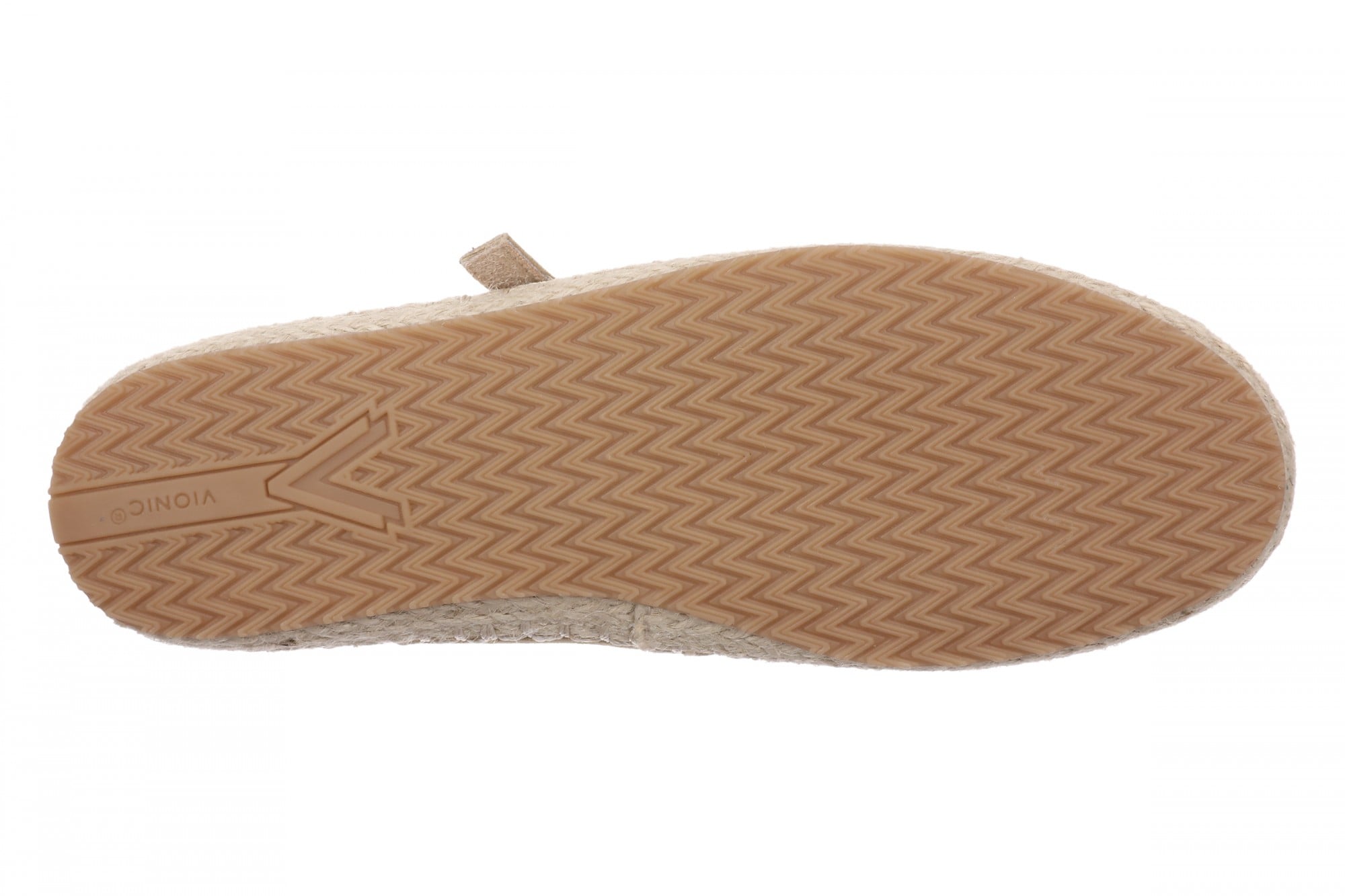Vionic Connie Women's Cushioned Mary Jane Flat - Caramel - Bottom