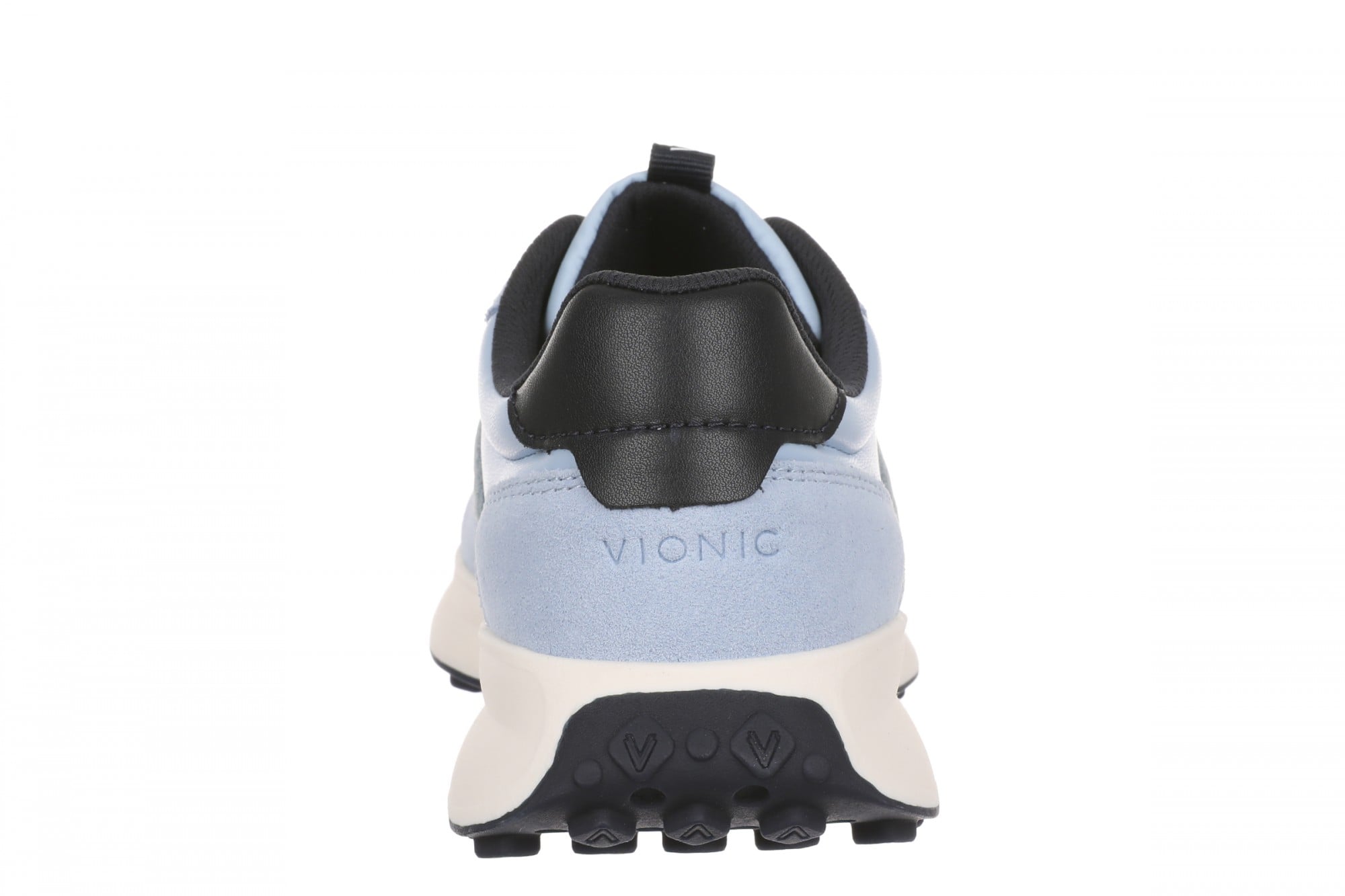Vionic Sienna Women's Lace-Up Arch Support Sneaker - Chambray Blue - Back