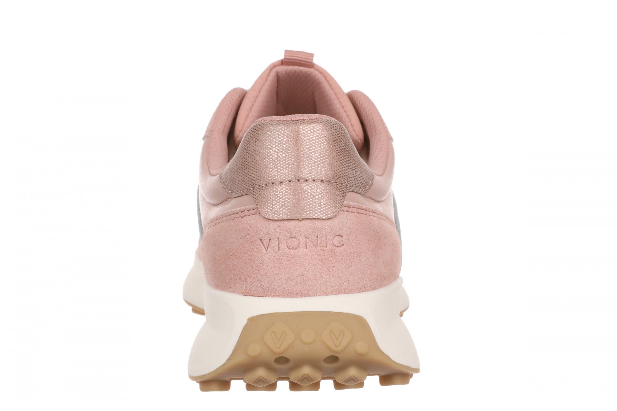 Vionic Sienna Women's Lace-Up Arch Support Sneaker - Misty Rose - Back