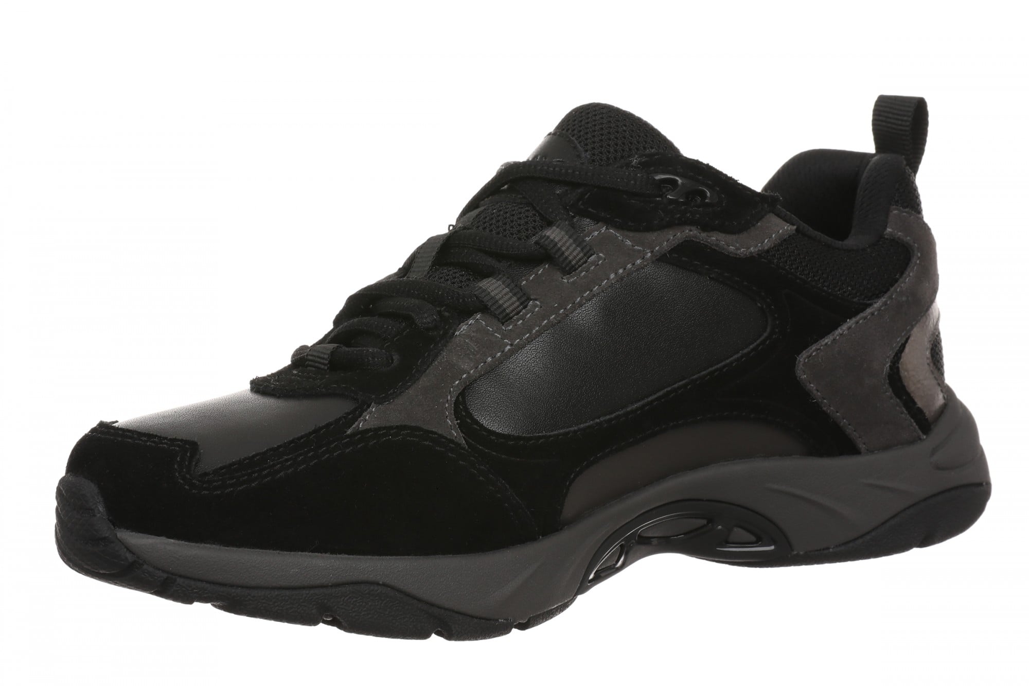 Vionic 27Walk Women's Platform Walking Sneaker - Black - Left angle