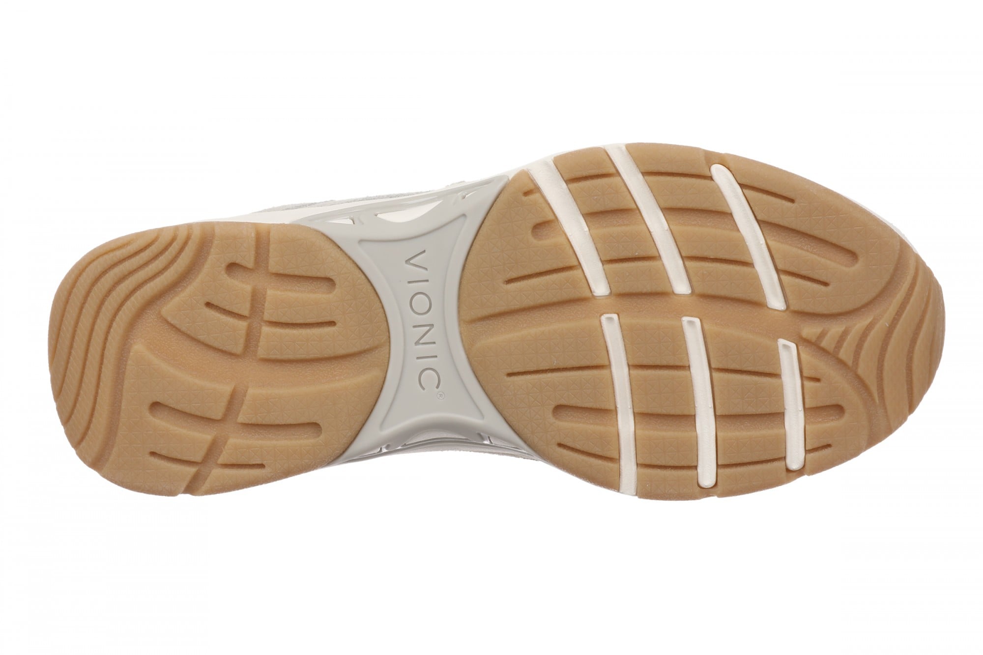 Vionic 27Walk Women's Platform Walking Sneaker - Dove Multi - Bottom