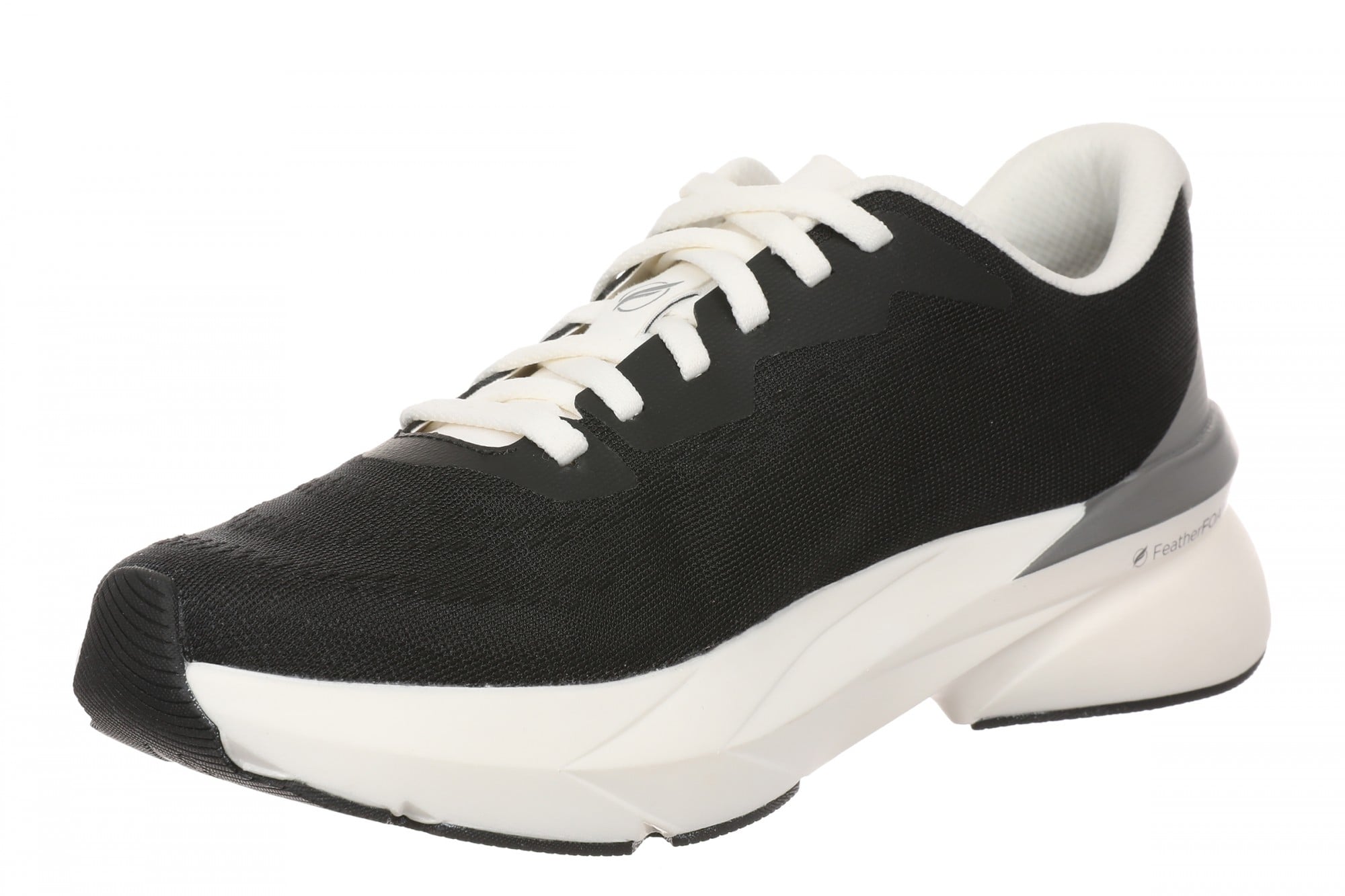 Vionic Hummingbird Women's Mesh Lace-Up Walking Sneaker - Black - Left angle