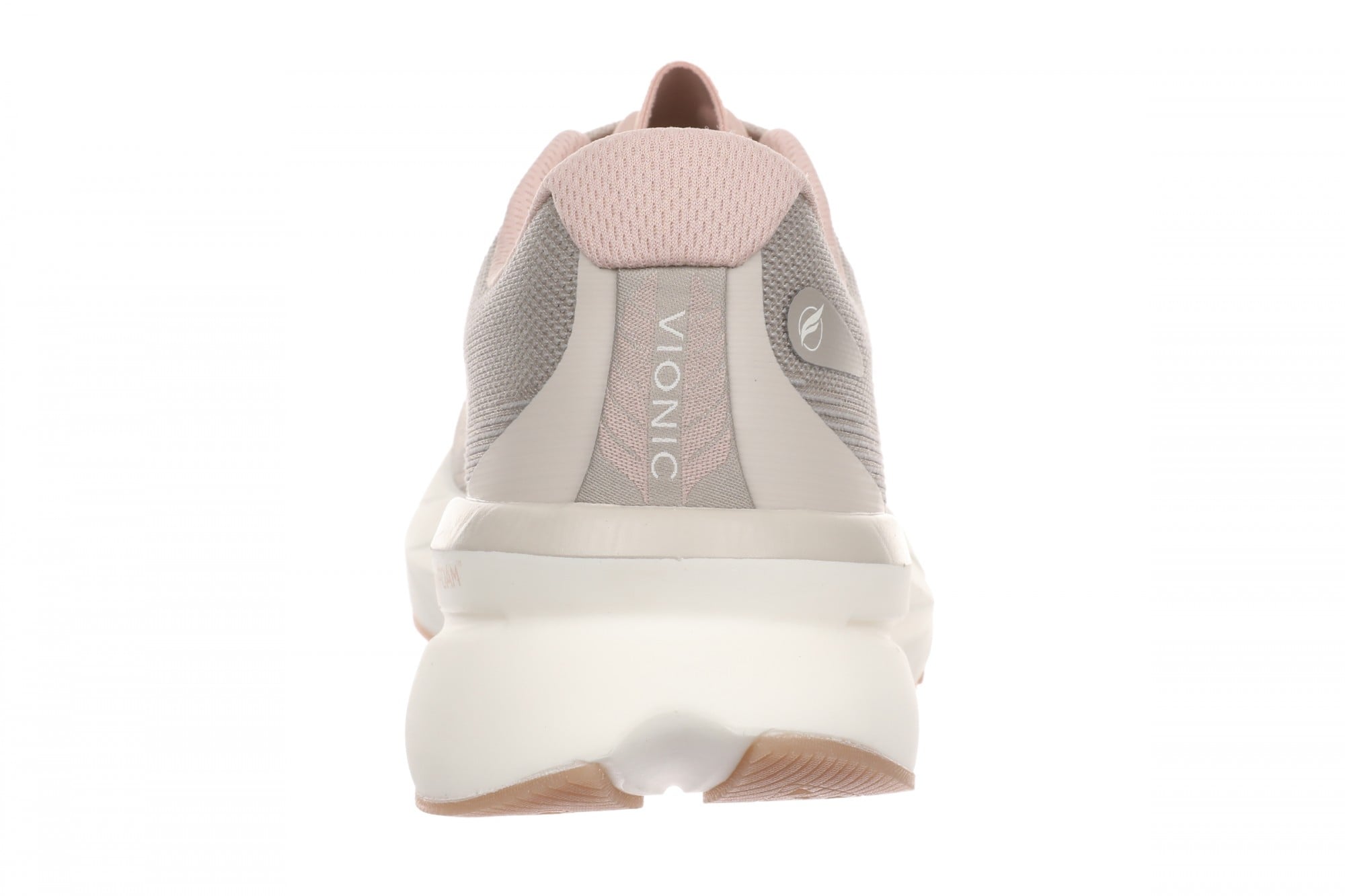 Vionic Hummingbird Women's Mesh Lace-Up Walking Sneaker - Pashmina Grey - Back