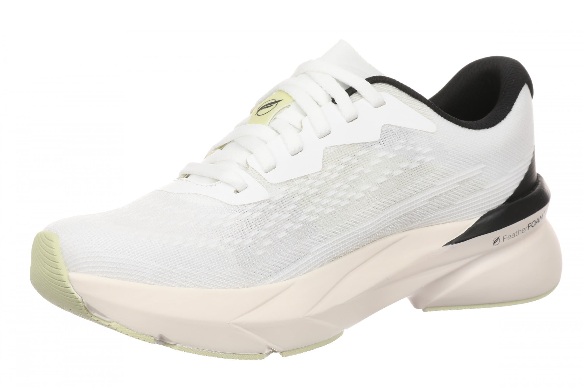 Vionic Hummingbird Women's Mesh Lace-Up Walking Sneaker - White - Left angle
