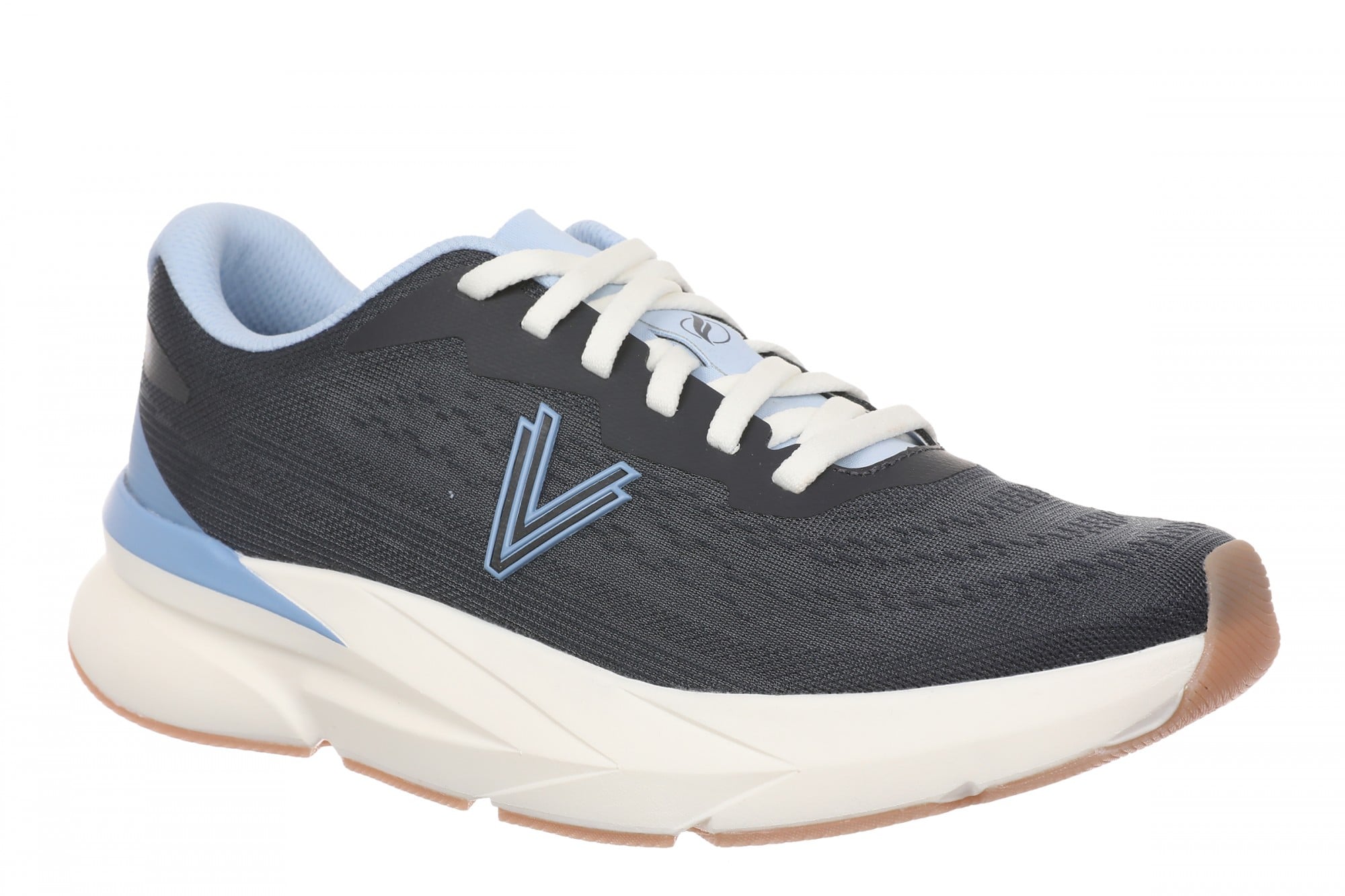 Vionic Hummingbird Women's Mesh Lace-Up Walking Sneaker - Navy Blazer - Angle main