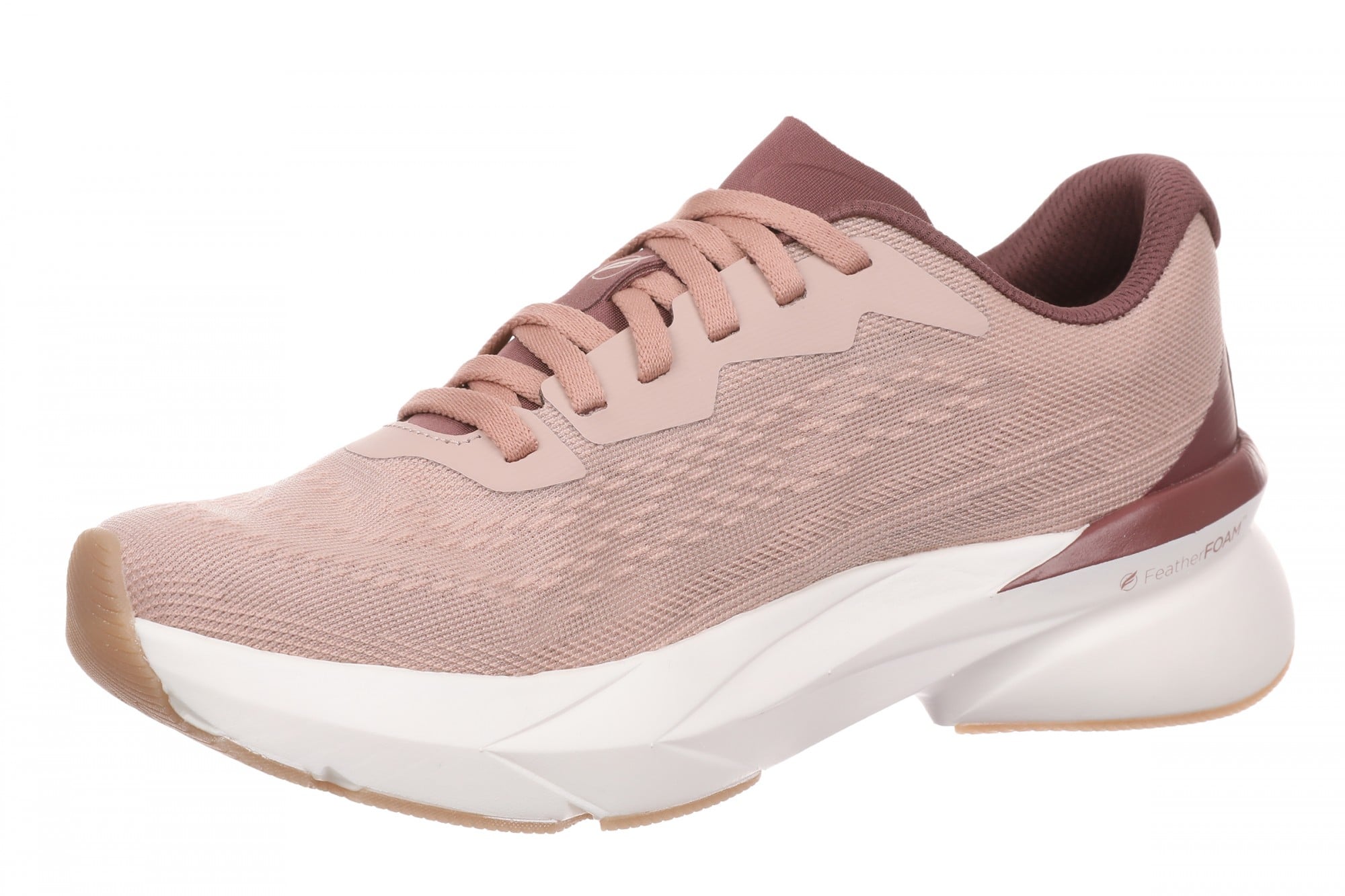 Vionic Hummingbird Women's Mesh Lace-Up Walking Sneaker - Misty Rose - Left angle