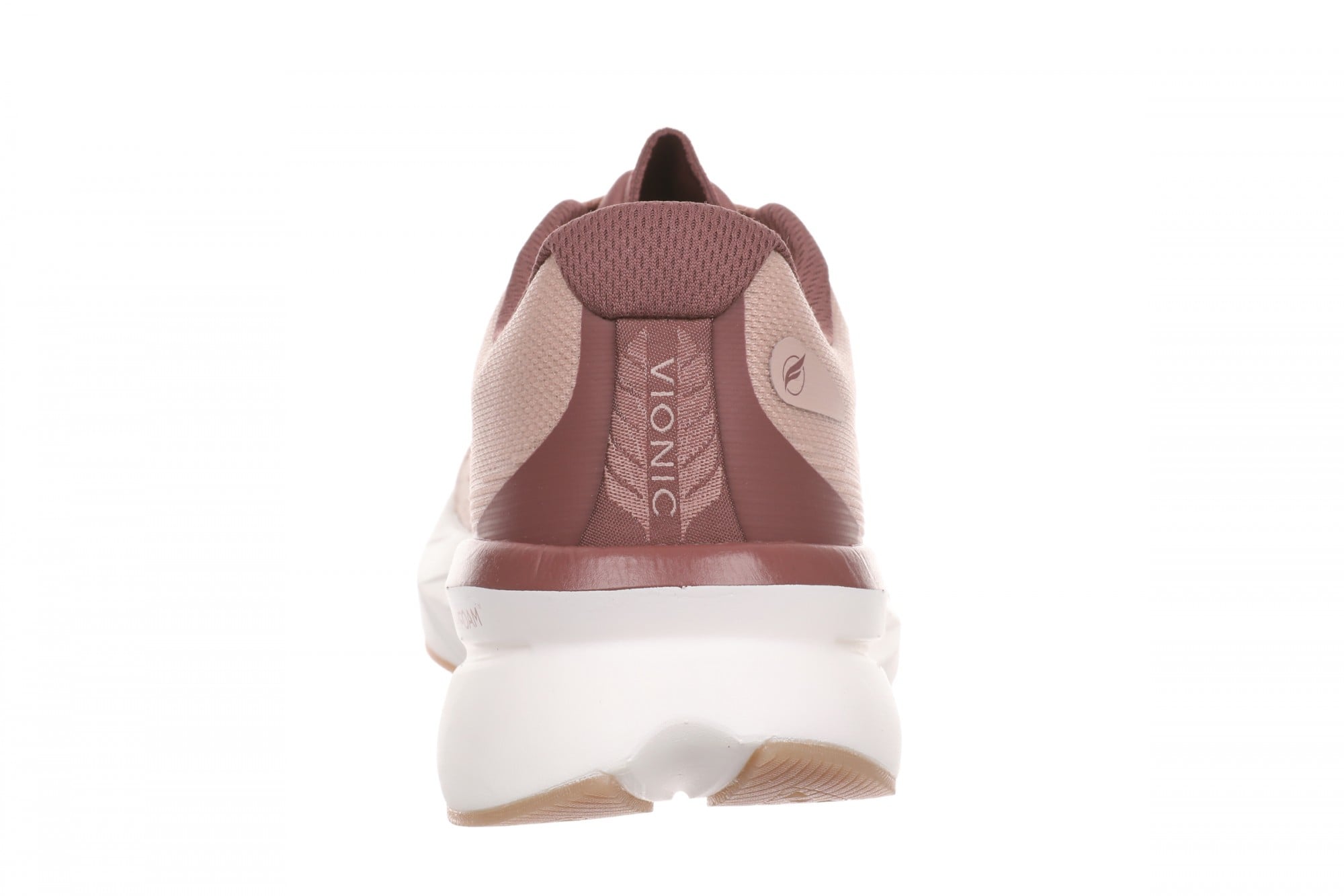 Vionic Hummingbird Women's Mesh Lace-Up Walking Sneaker - Misty Rose - Back