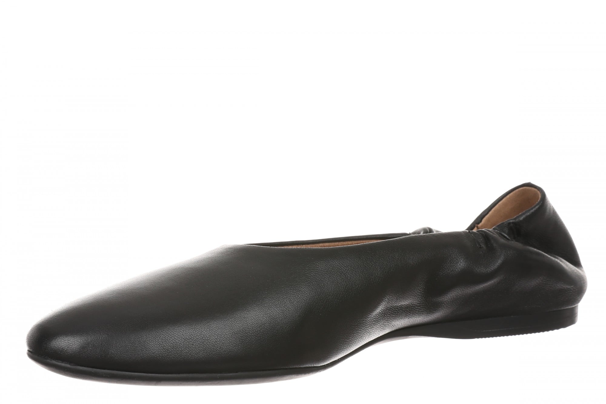 Vionic Romy Women's Cushioned Ballerina Flat - Black - Left angle
