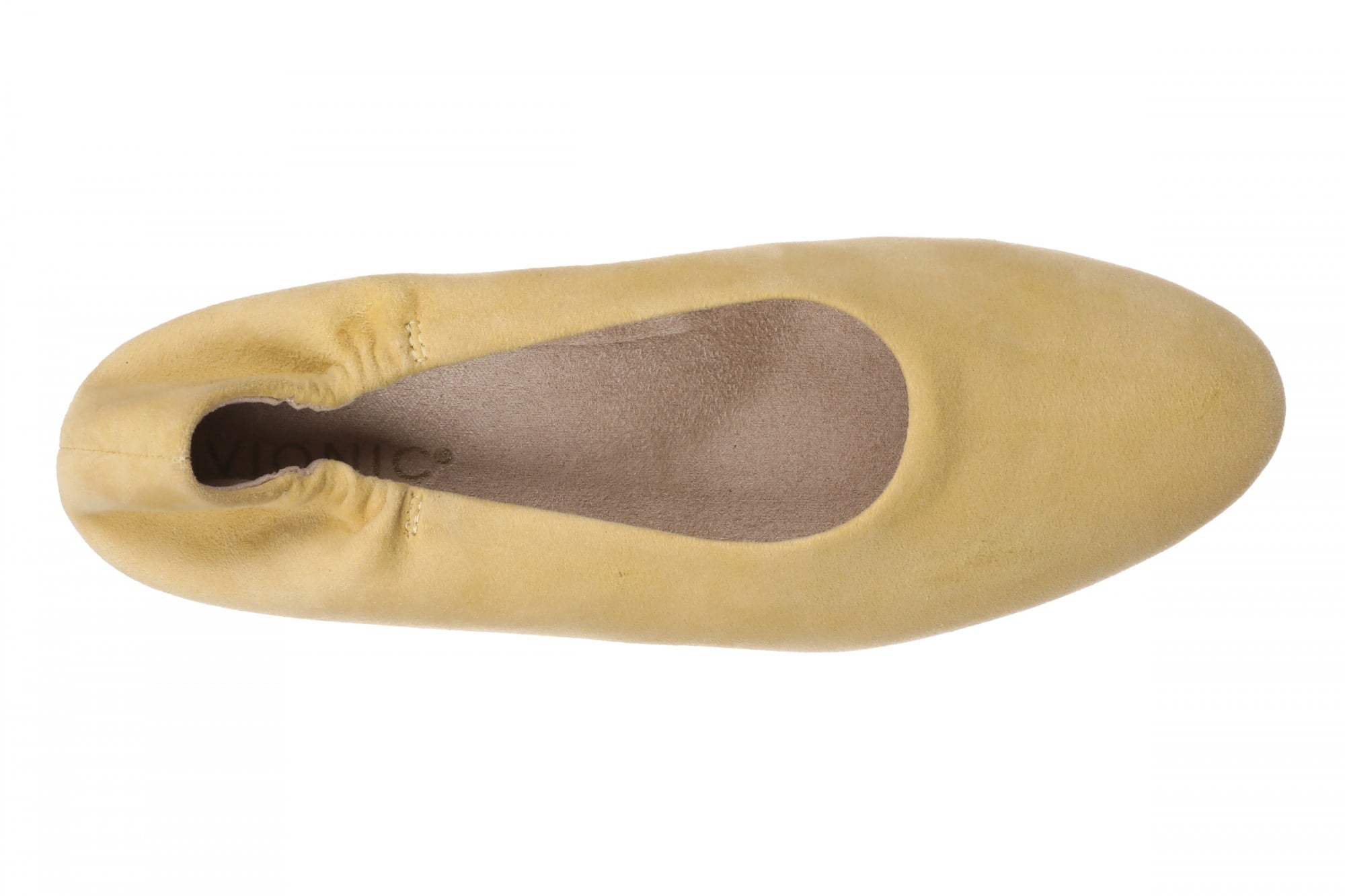 Vionic Romy Women's Cushioned Ballerina Flat - Cornhusk - Top