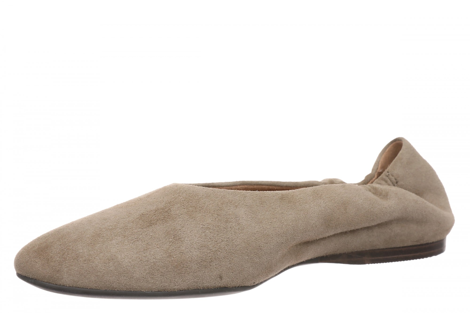 Vionic Romy Women's Cushioned Ballerina Flat - Wild Truffle - Left angle
