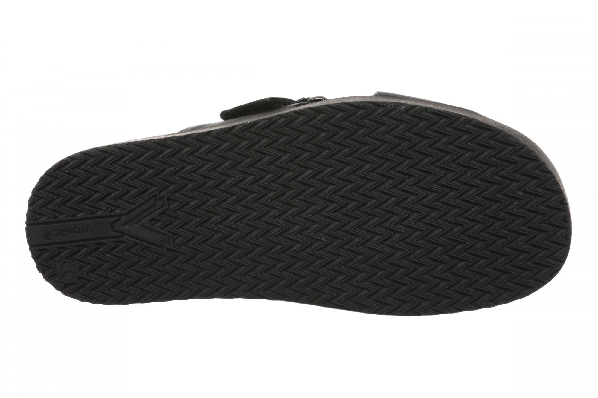 Vionic Rowan Women's Cushioned Slide Sandal - Black - Bottom