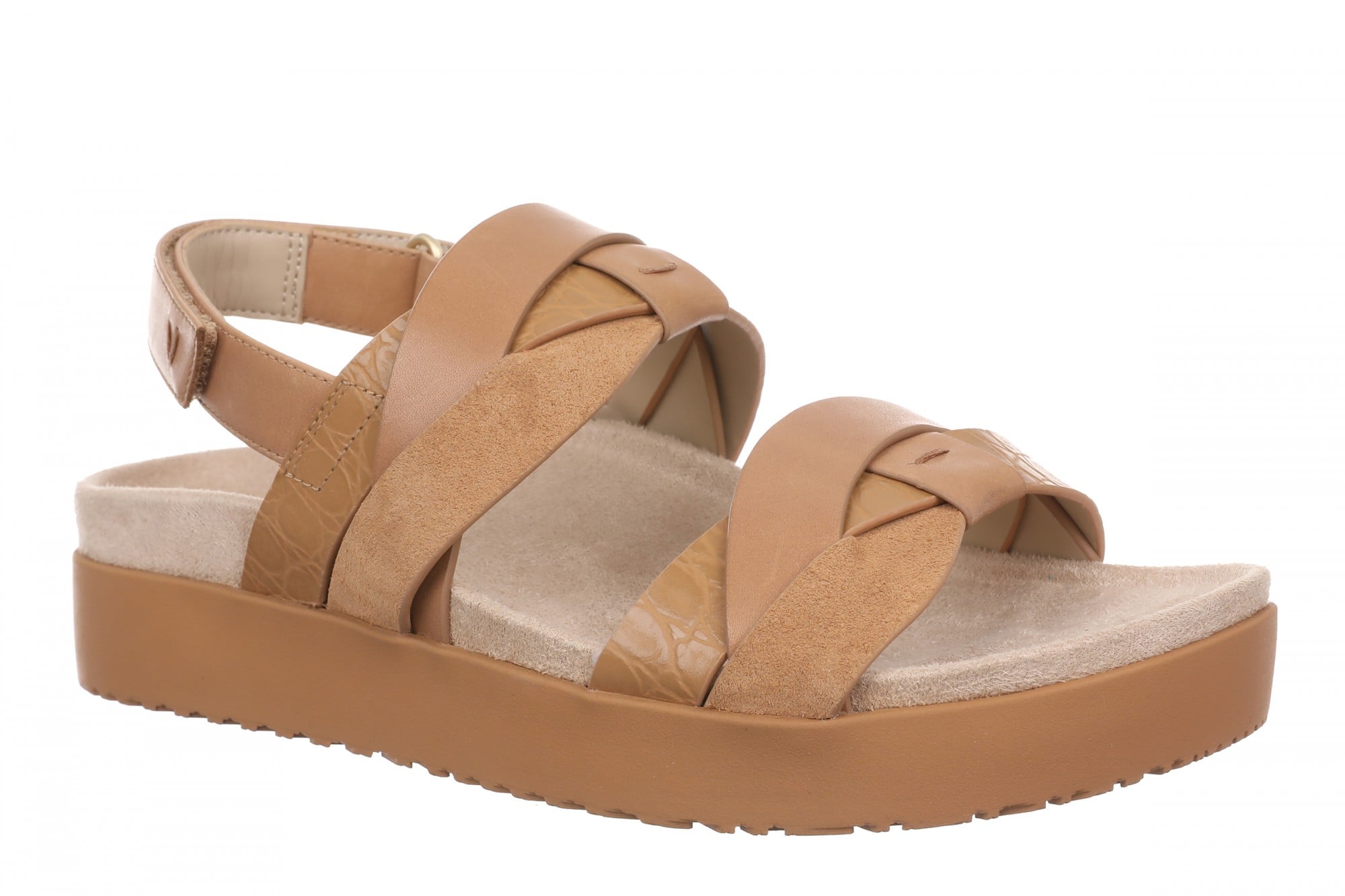 Vionic Roxana Women's Cushioned Slingback Sandal - Fawn - Angle main