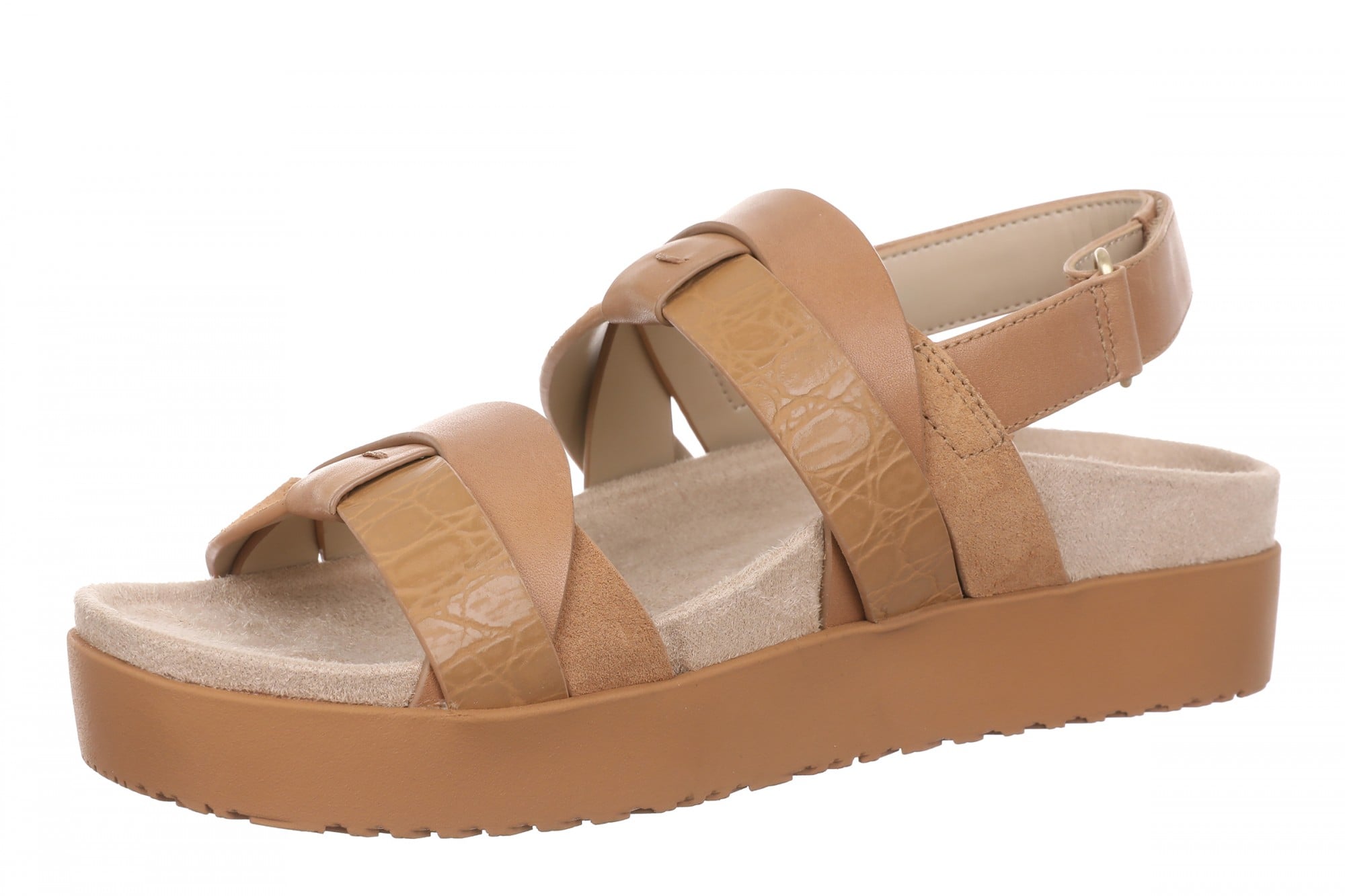 Vionic Roxana Women's Cushioned Slingback Sandal - Fawn - Left angle