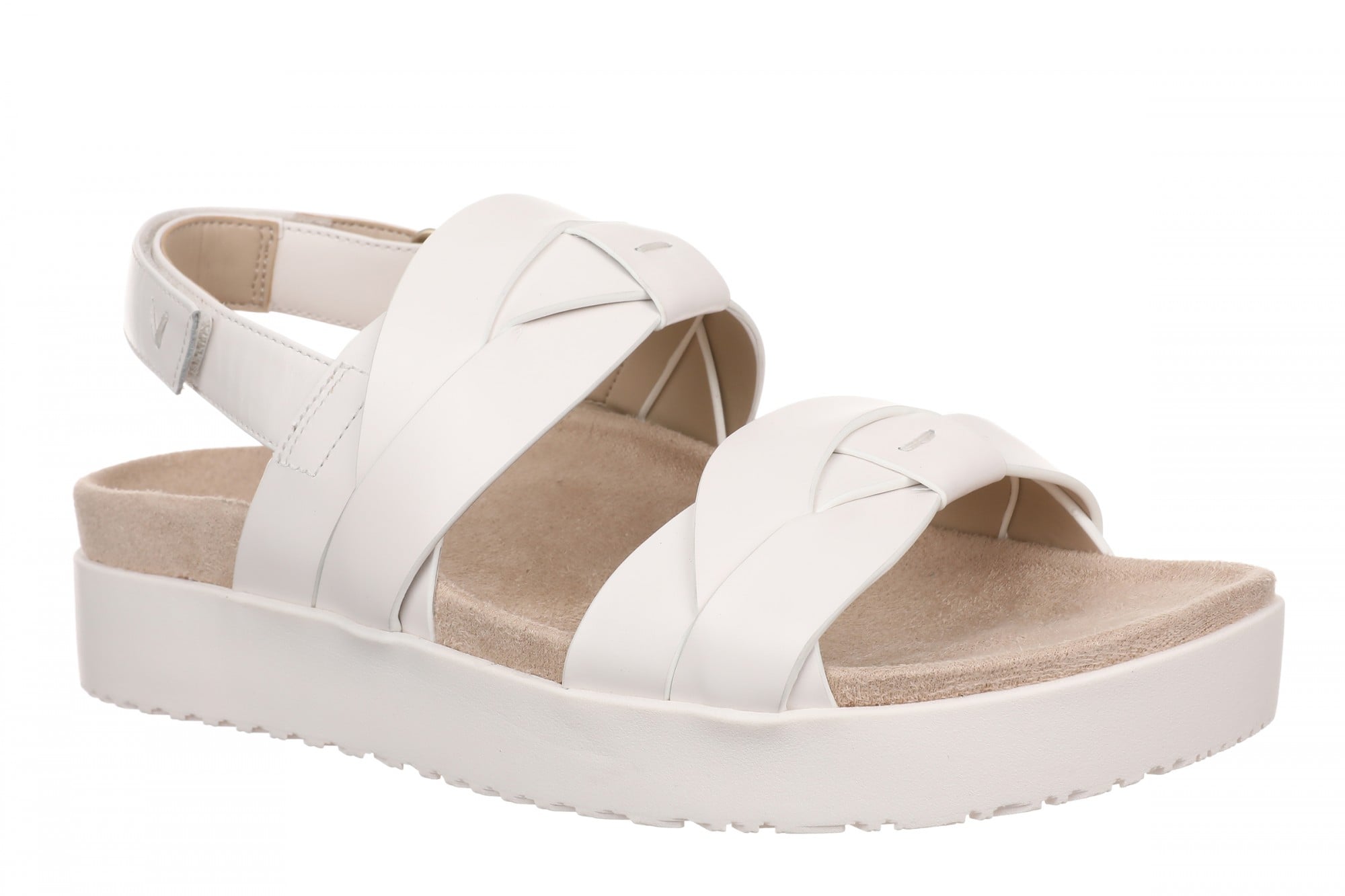Vionic Roxana Women's Cushioned Slingback Sandal - Sea Salt - Angle main