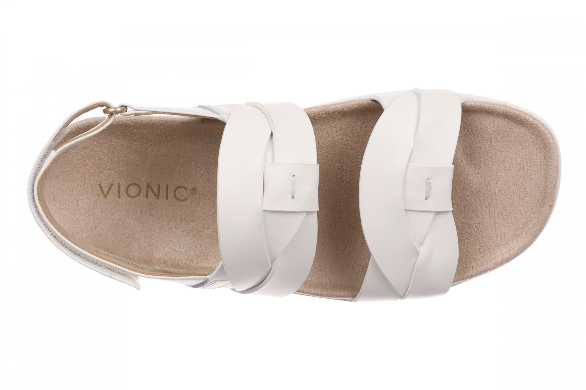 Vionic Roxana Women's Cushioned Slingback Sandal - Sea Salt - Top