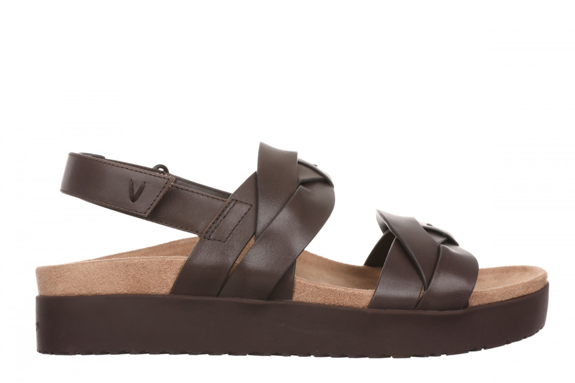 Vionic Roxana Women's Cushioned Slingback Sandal - Chocolate Ganache - Side