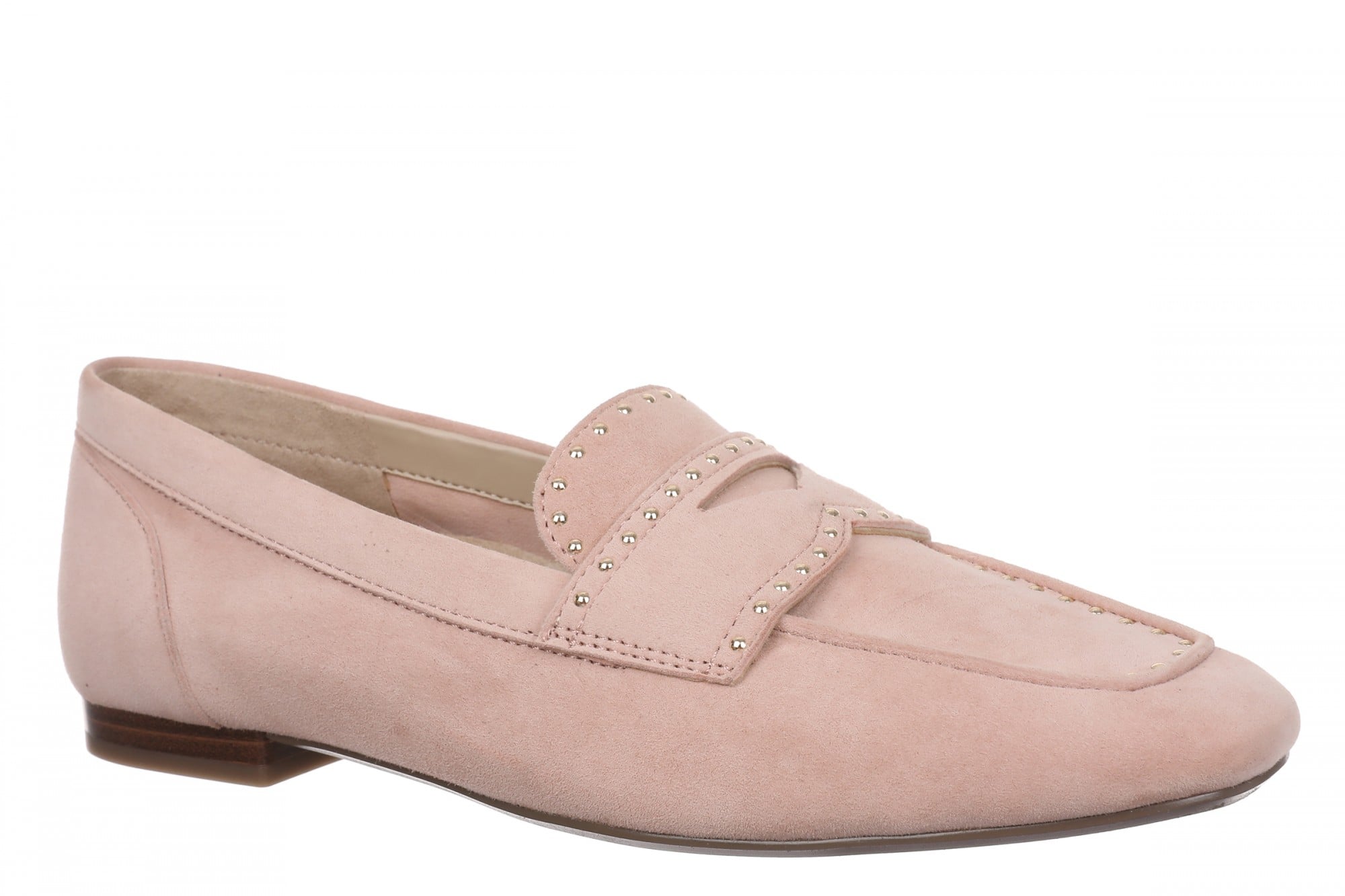 Vionic Sadie Stud Women's Cushioned Slip-On Loafer - Misty Rose - Angle main