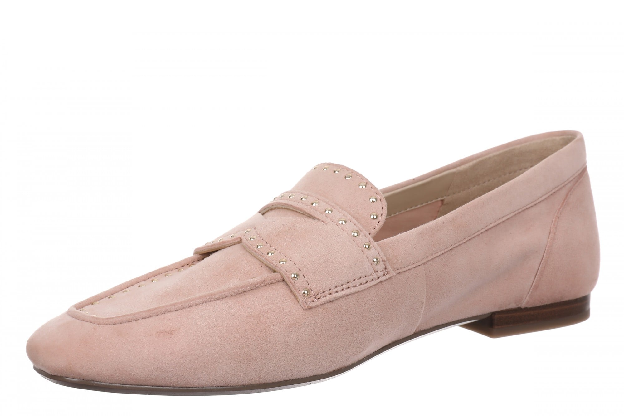 Vionic Sadie Stud Women's Cushioned Slip-On Loafer - Misty Rose - Left angle