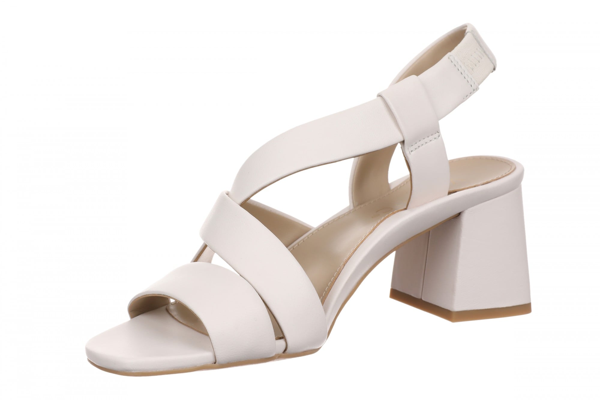 Vionic Ronnie Women's Cushioned T-Strap Sandal - Sea Salt - Left angle
