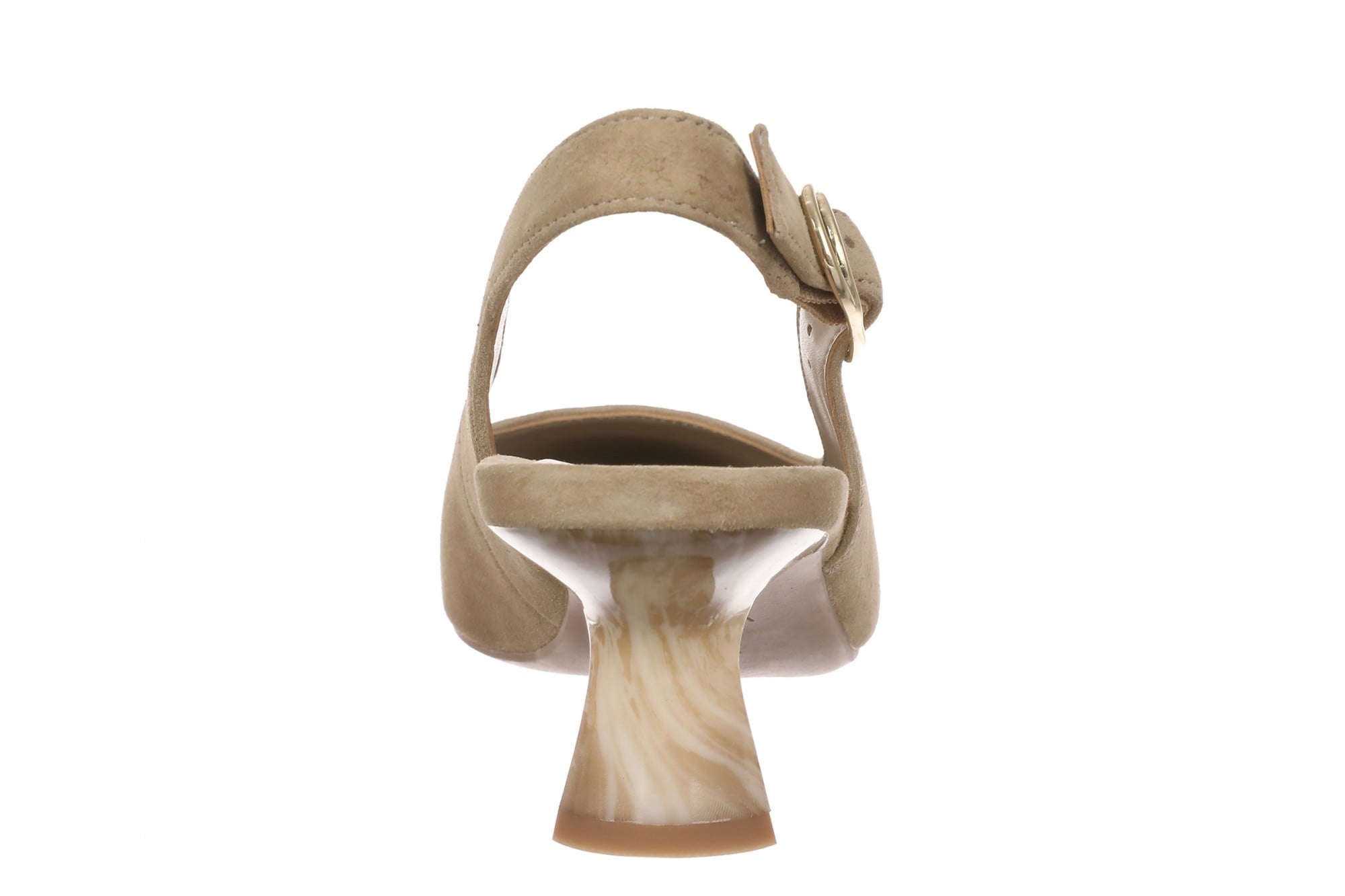 Vionic Rose Women's Cushioned Slingback Flat - Caramel - Back
