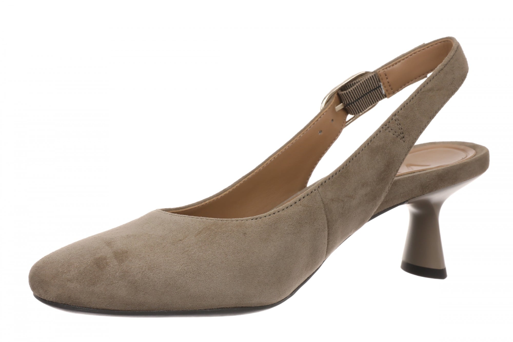 Vionic Rose Women's Cushioned Slingback Flat - Wild Truffle - Left angle