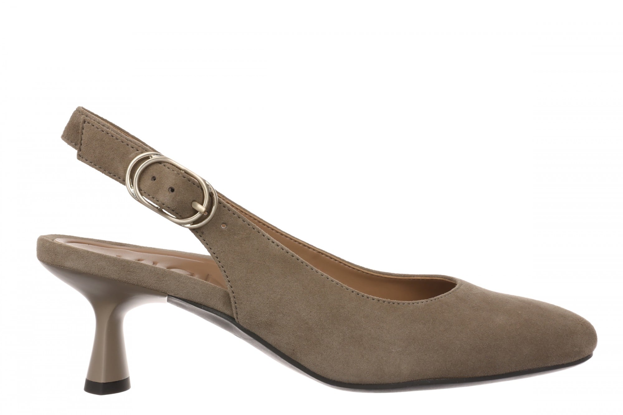 Vionic Rose Women's Cushioned Slingback Flat - Wild Truffle - Side