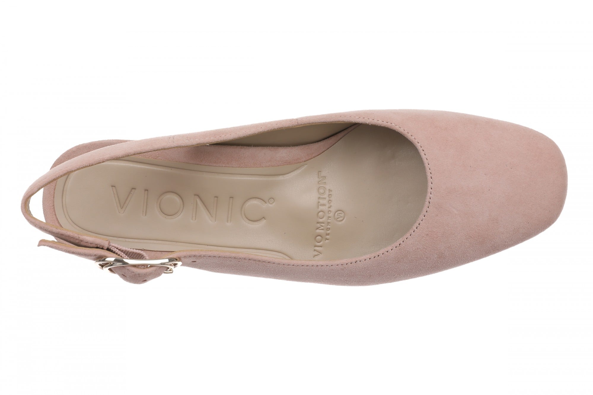 Vionic Rose Women's Cushioned Slingback Flat - Misty Rose - Top