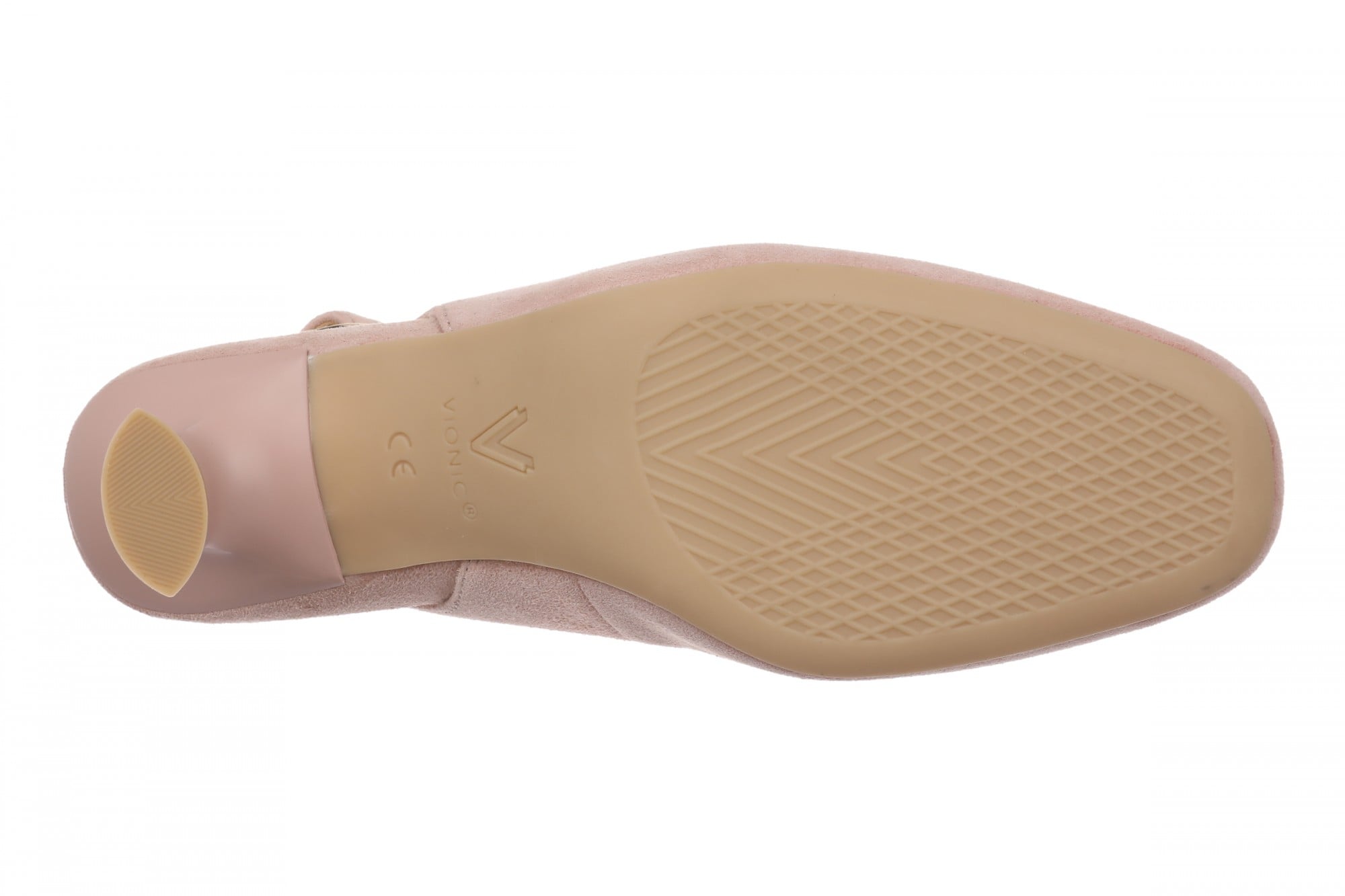 Vionic Rose Women's Cushioned Slingback Flat - Misty Rose - Bottom