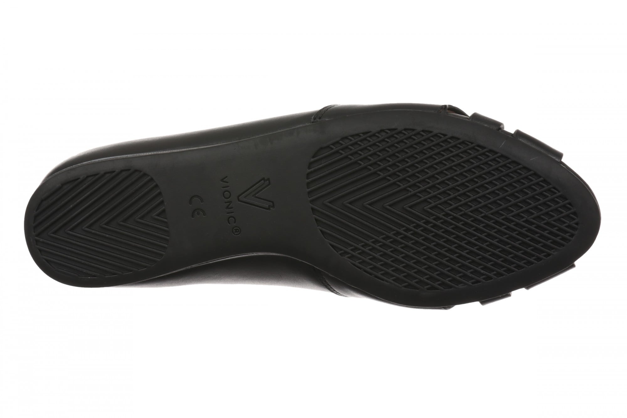 Vionic Shana Women's Woven Ballerina Arch Support Flat - Black - Bottom