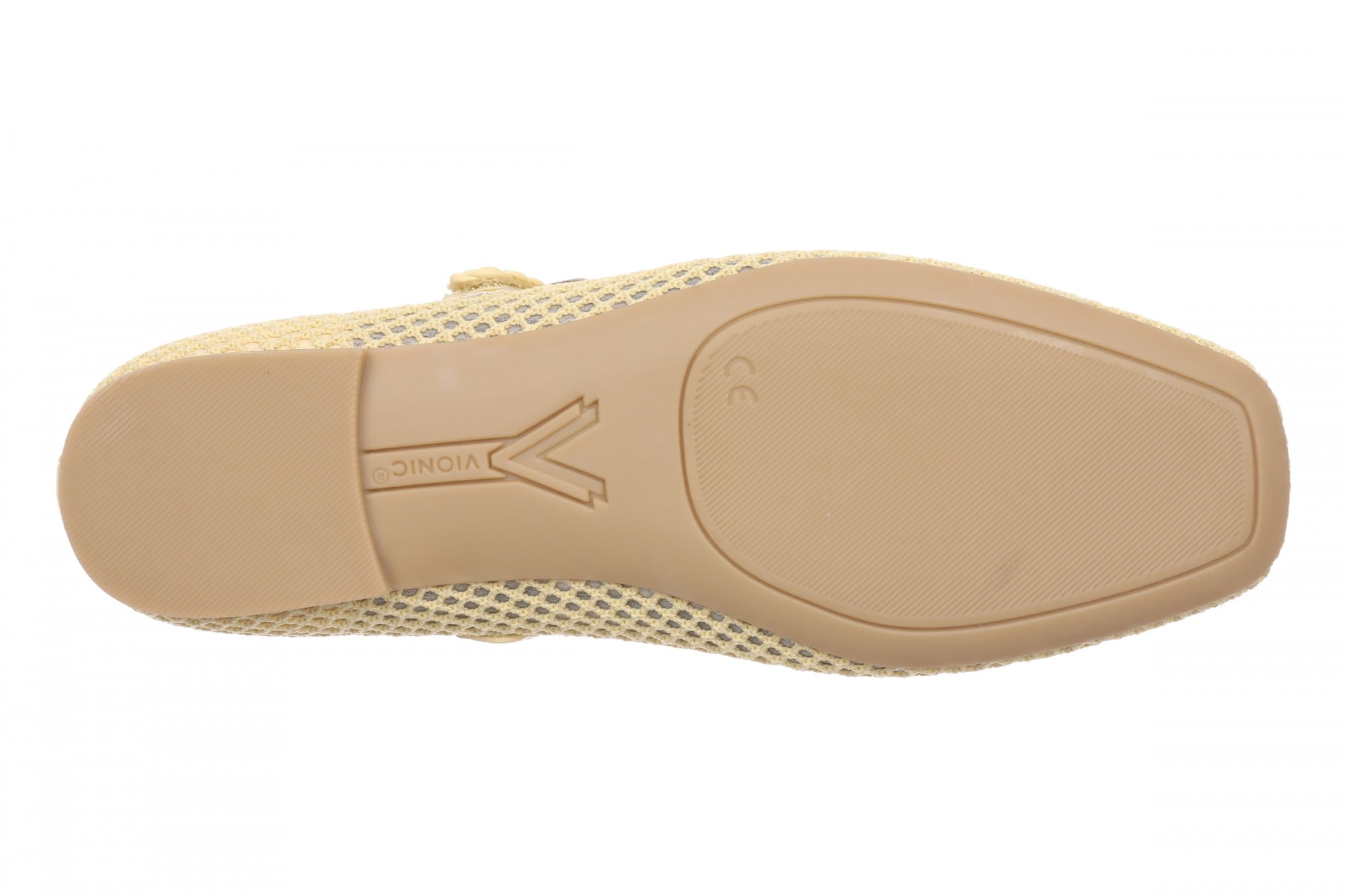 Vionic Alameda Mesh Women's Mary Jane Arch Support Flat - Cornhusk - Bottom