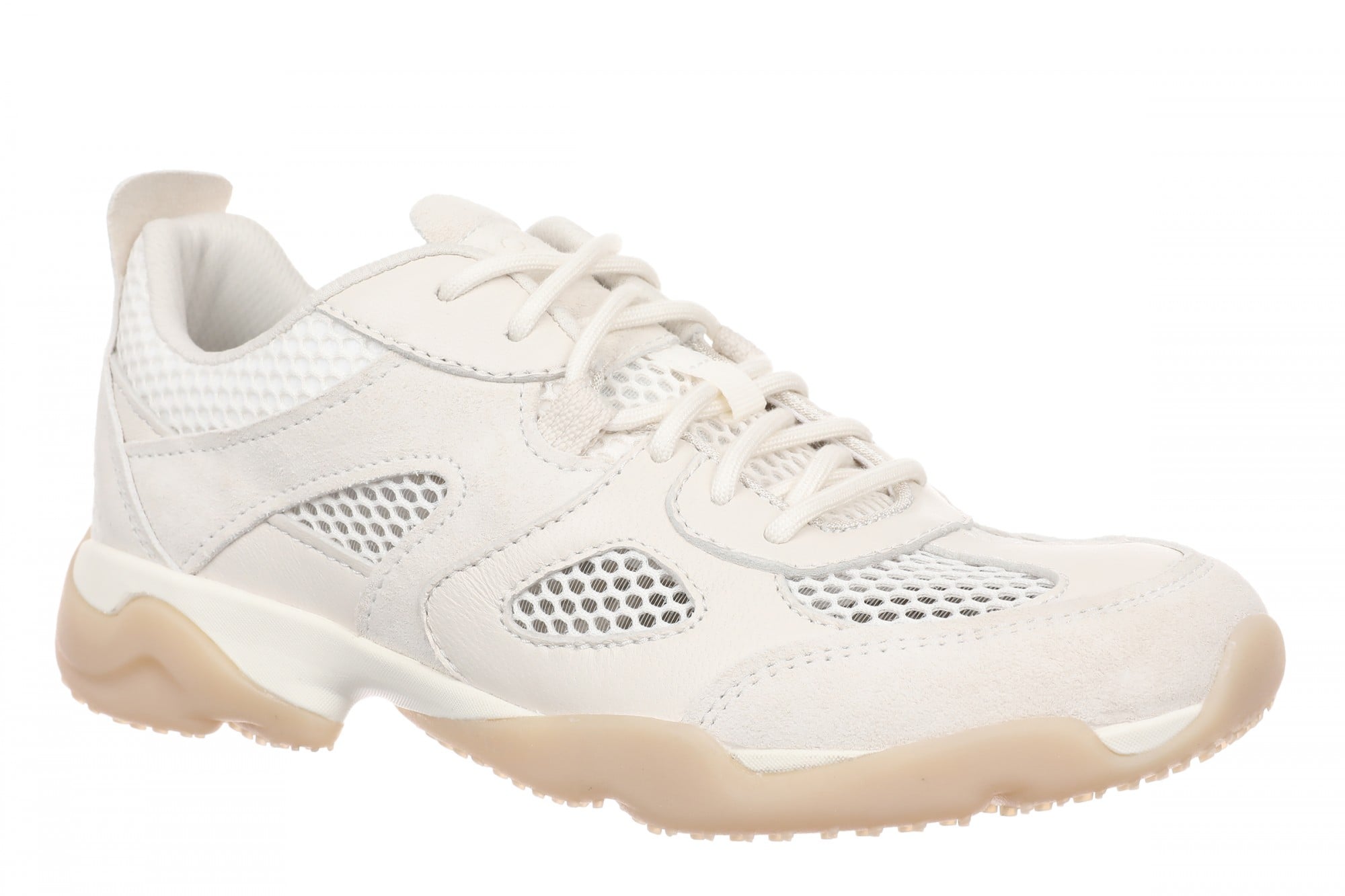 Vionic Walk Slim SP Women's Mesh Walking Sneaker - Ivory Cream - Angle main