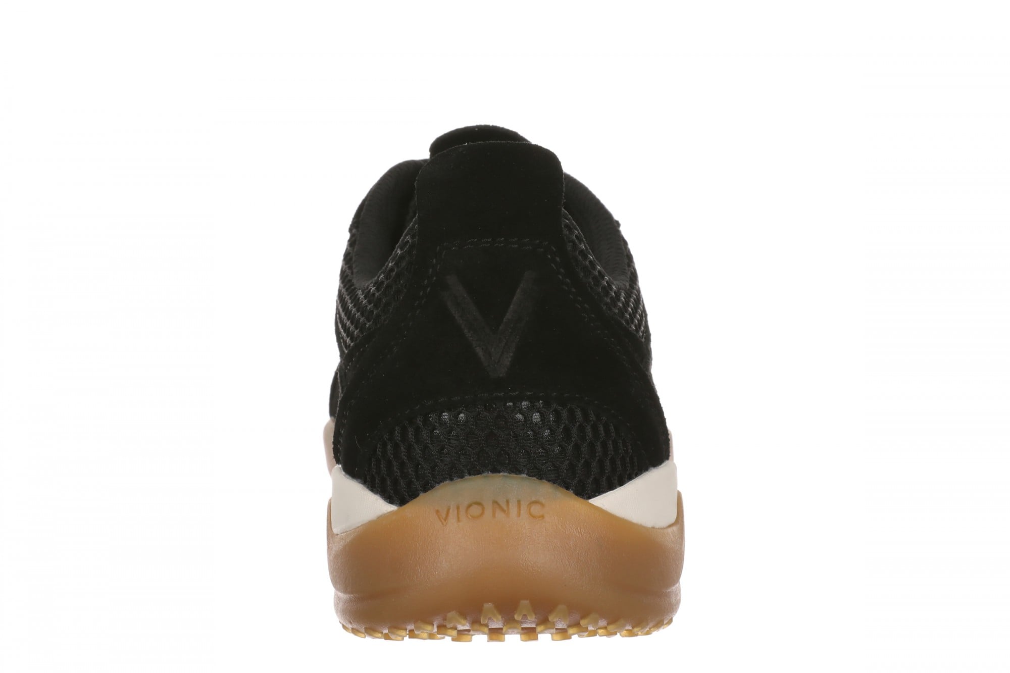 Vionic Walk Slim SP Women's Mesh Walking Sneaker - Black - Back