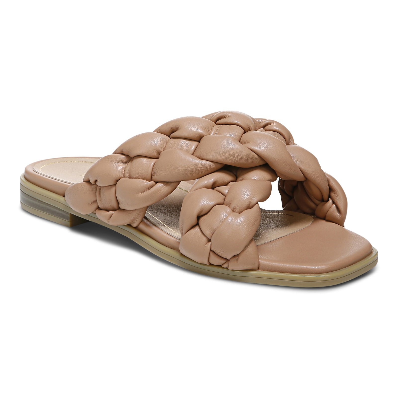 Vionic Kalina Women's Slide Braided Sandals in Macaroon