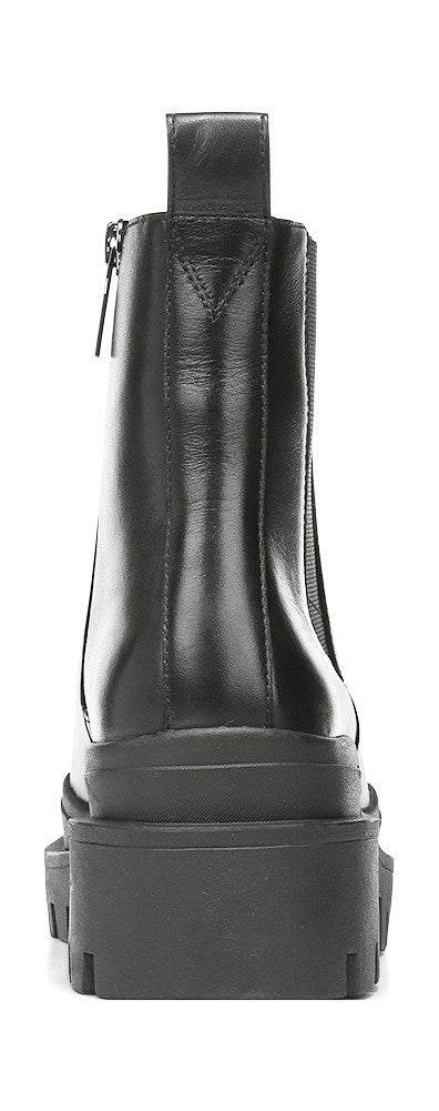 Vionic Karsen Womens Mid Shaft Boots - Black Wp Leather - Back