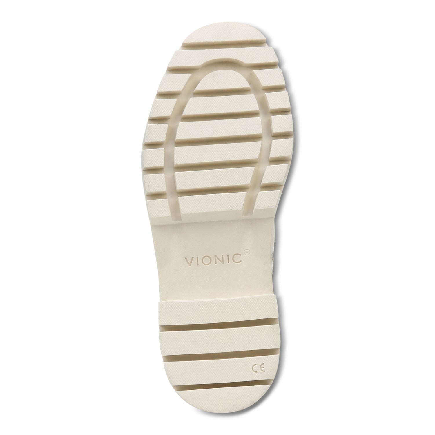 Vionic Karsen Womens Mid Shaft Boots - Cream Wp Leather Bottom