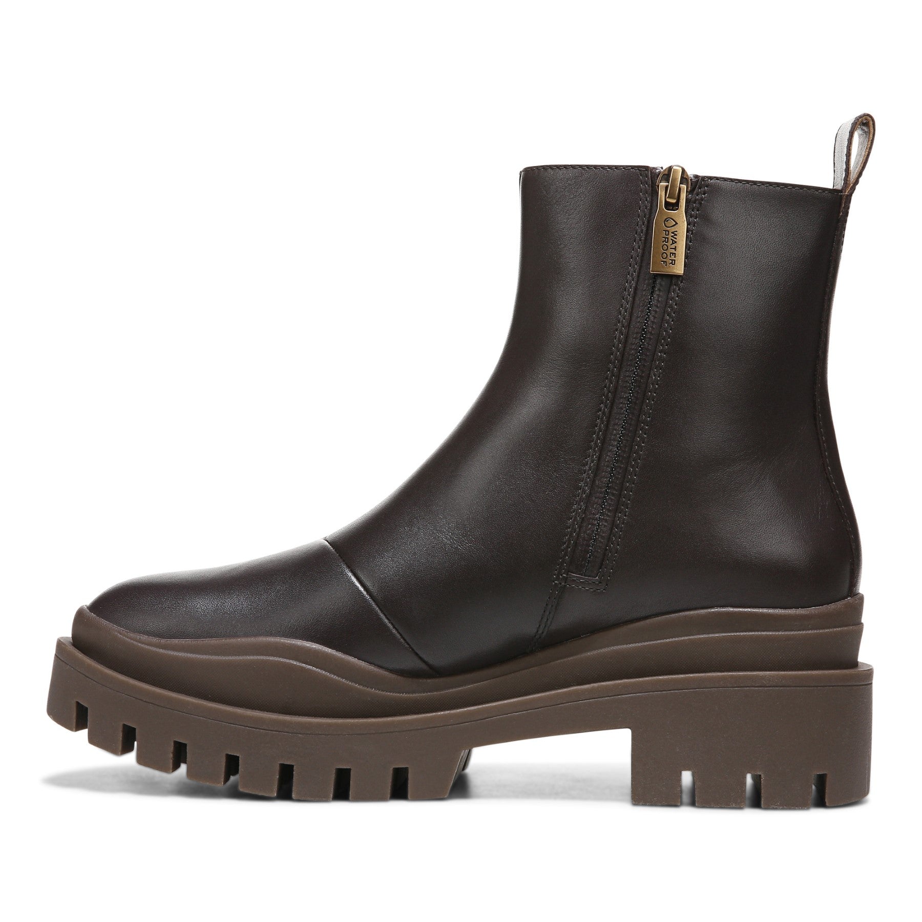 Vionic Karsen Women's Waterproof Arch Supportive Boot - Chocolate - Left Side