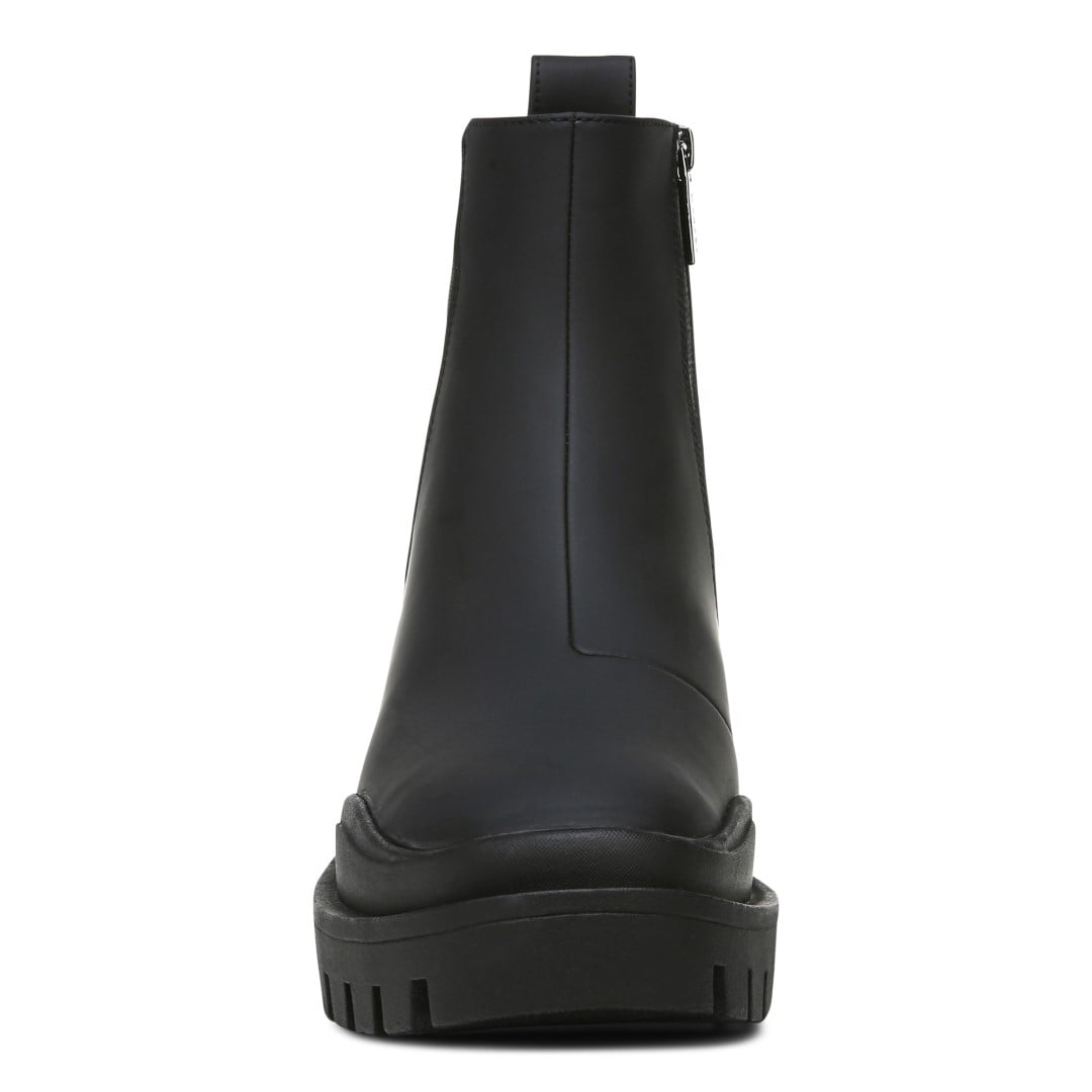 Vionic Karsen Womens Mid Shaft Boots - Black Wp Rubber Syn - Front