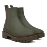 Vionic Karsen Womens Mid Shaft Boots - Olive Wp Rubber Syn - Pair