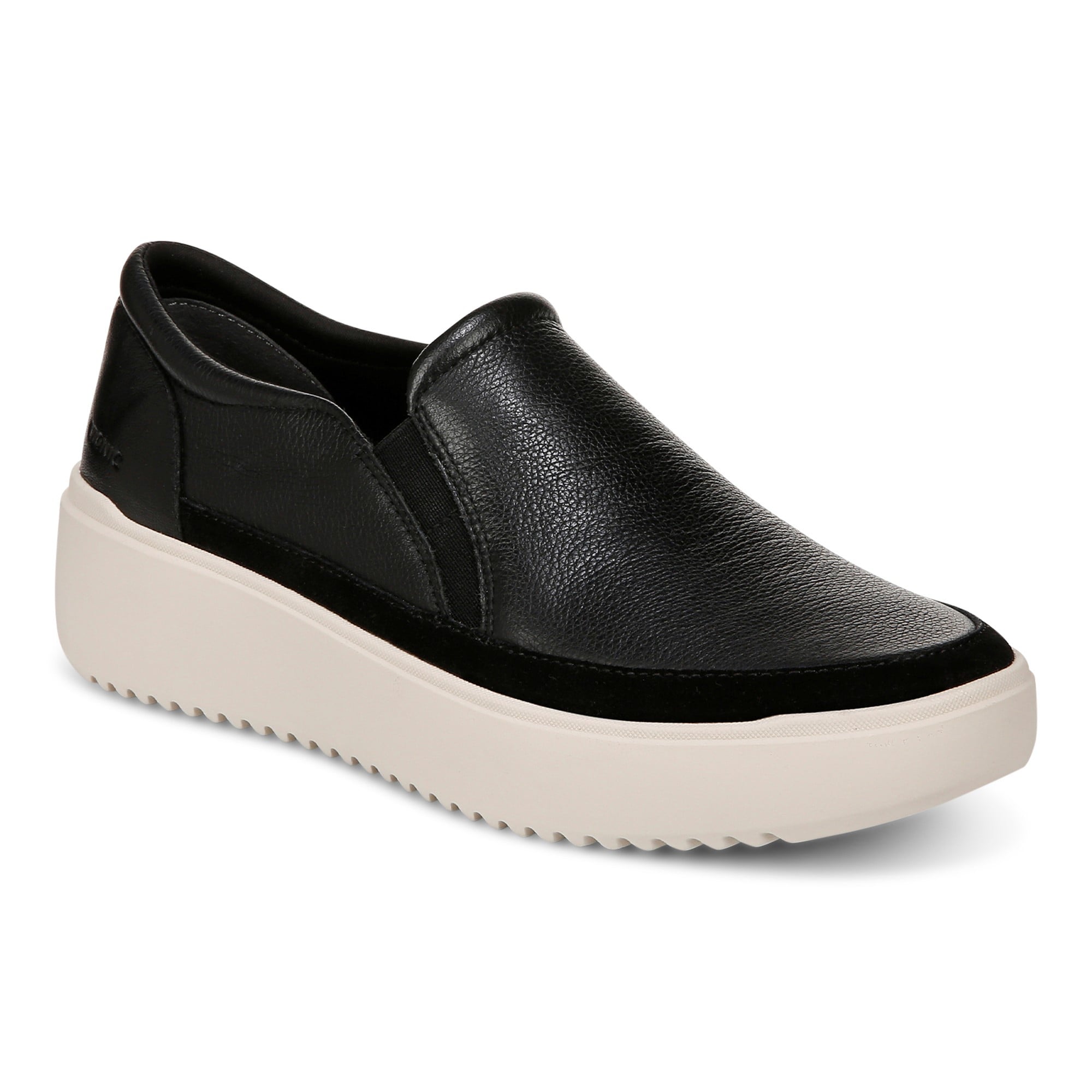 Vionic Kearny Women's Platform Slip-On Comfort Sneaker in Black