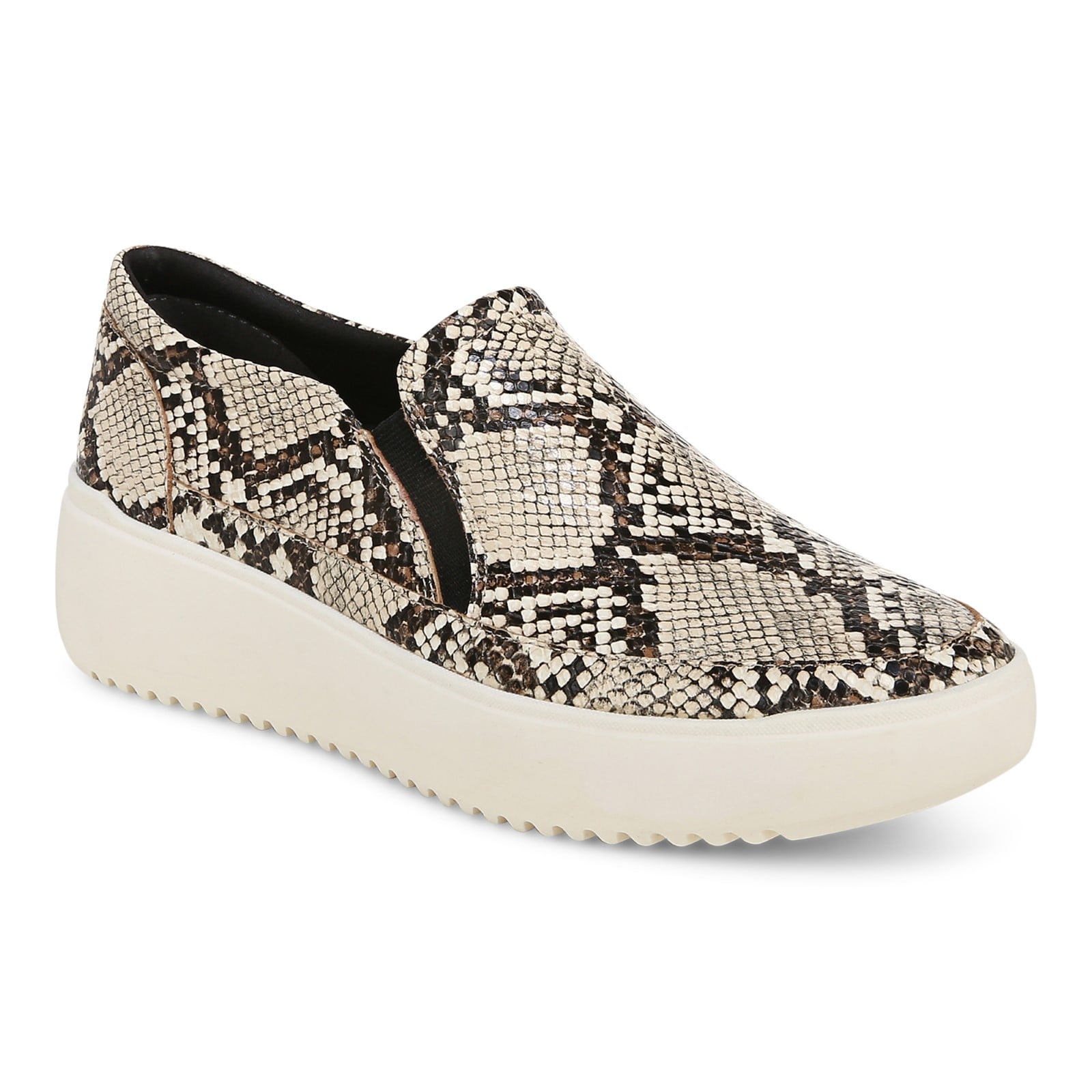 Vionic Kearny Women's Platform Slip-On Comfort Sneaker - Ivory Multi - Angle main