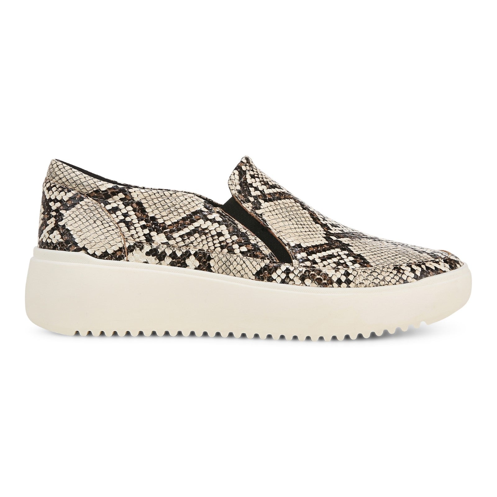 Vionic Kearny Women's Platform Slip-On Comfort Sneaker - Ivory Multi - Right side