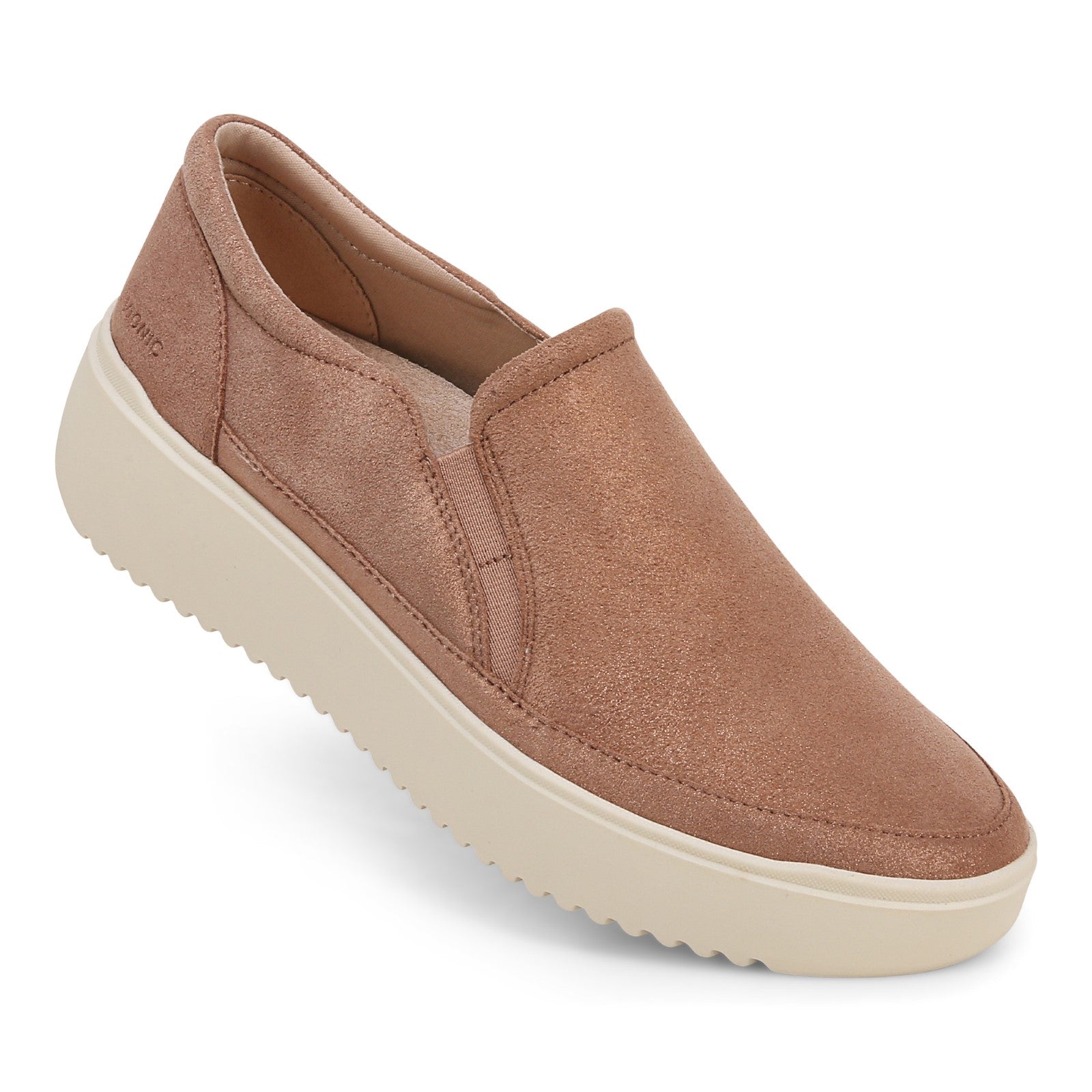 Vionic Kearny Women's Platform Slip-On Comfort Sneaker - Polluted Rose Gold - KEARNY-I8680L4650-POLLUTED ROSE GOLD-13fl-med
