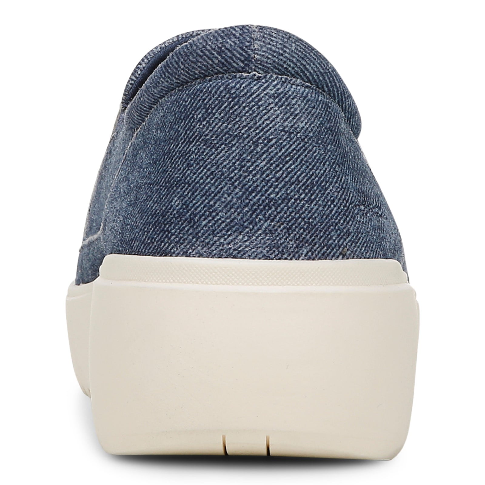 Vionic Kearny Women's Platform Slip-On Comfort Sneaker - Denim Blue - Back
