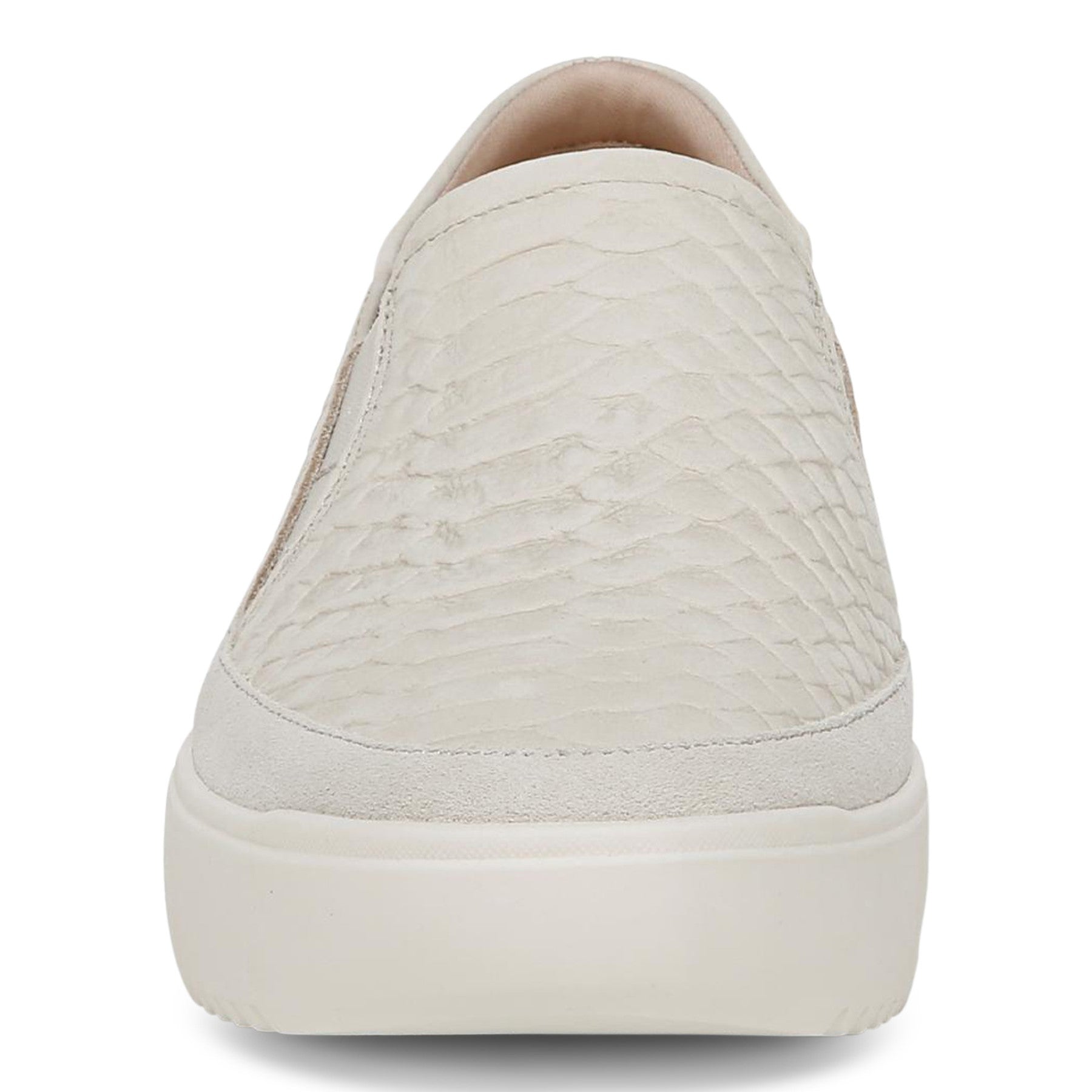 Vionic Kearny Women's Platform Slip-On Comfort Sneaker - Cream - Front